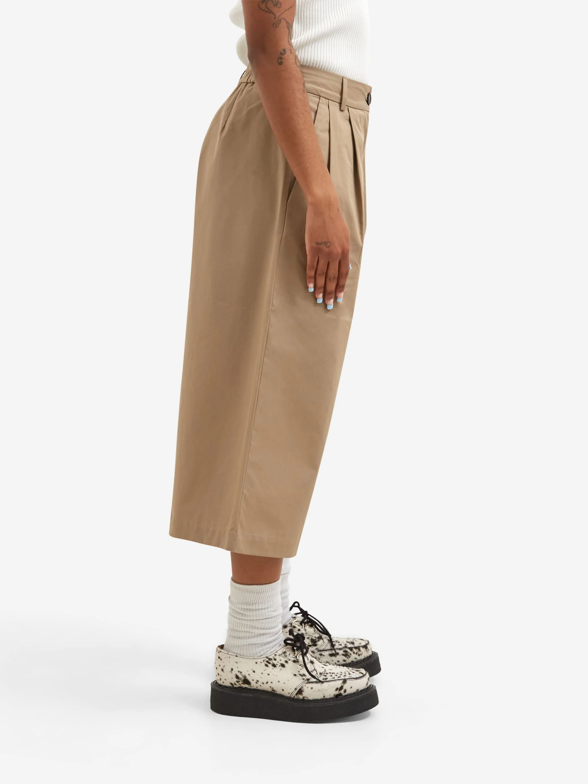 Cordera Capri Pants - Camel - Image 2