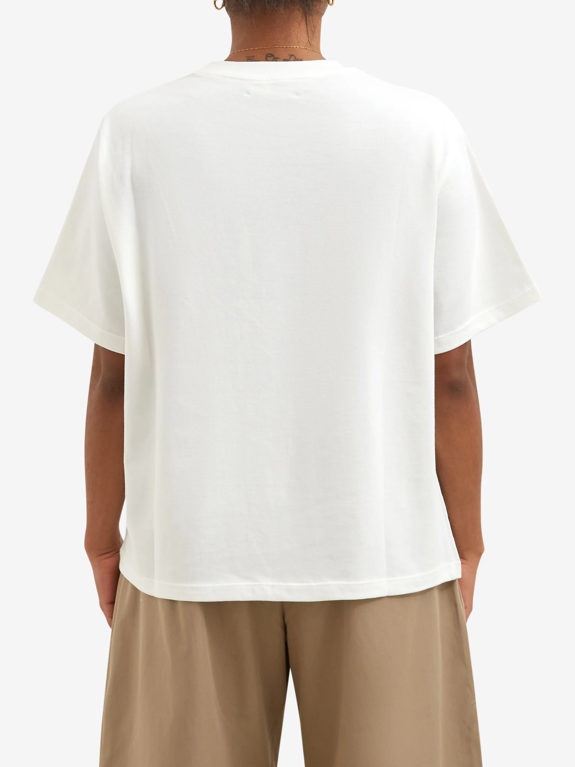Cordera Embroided T-shirt - White - Image 3