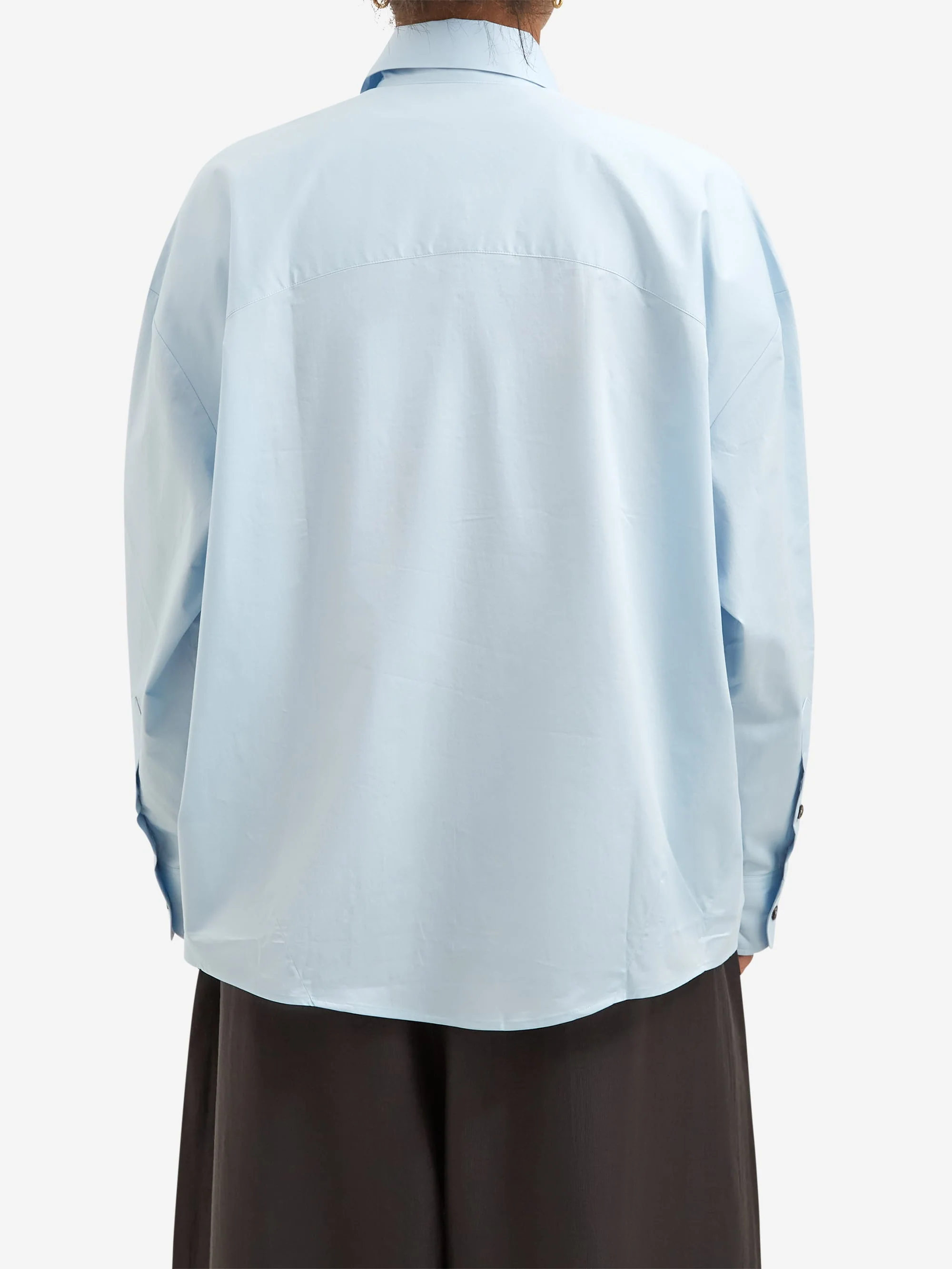 Cordera Oversized Shirt - Light Blue - Image 3
