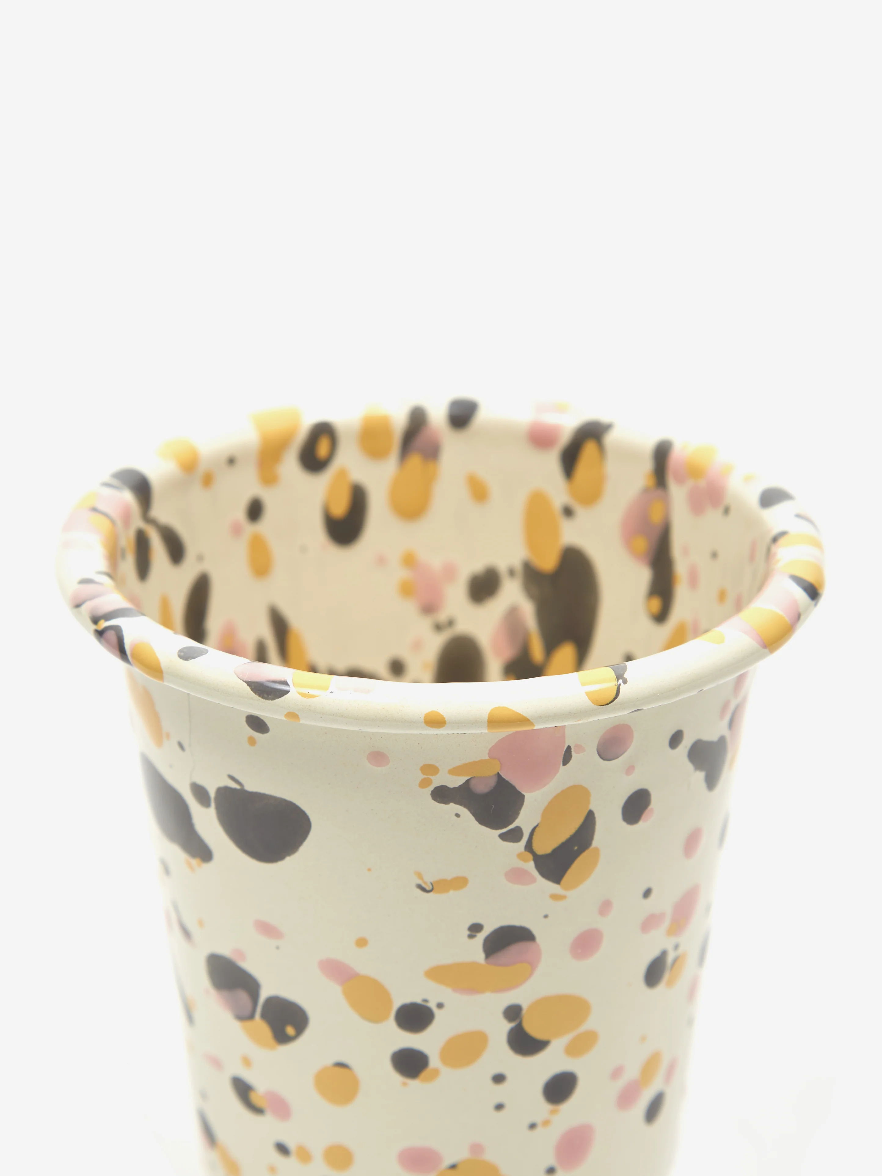 Crow Canyon Home Catalia Enamelware Tumbler 14oz - Pink Sunset - Image 2