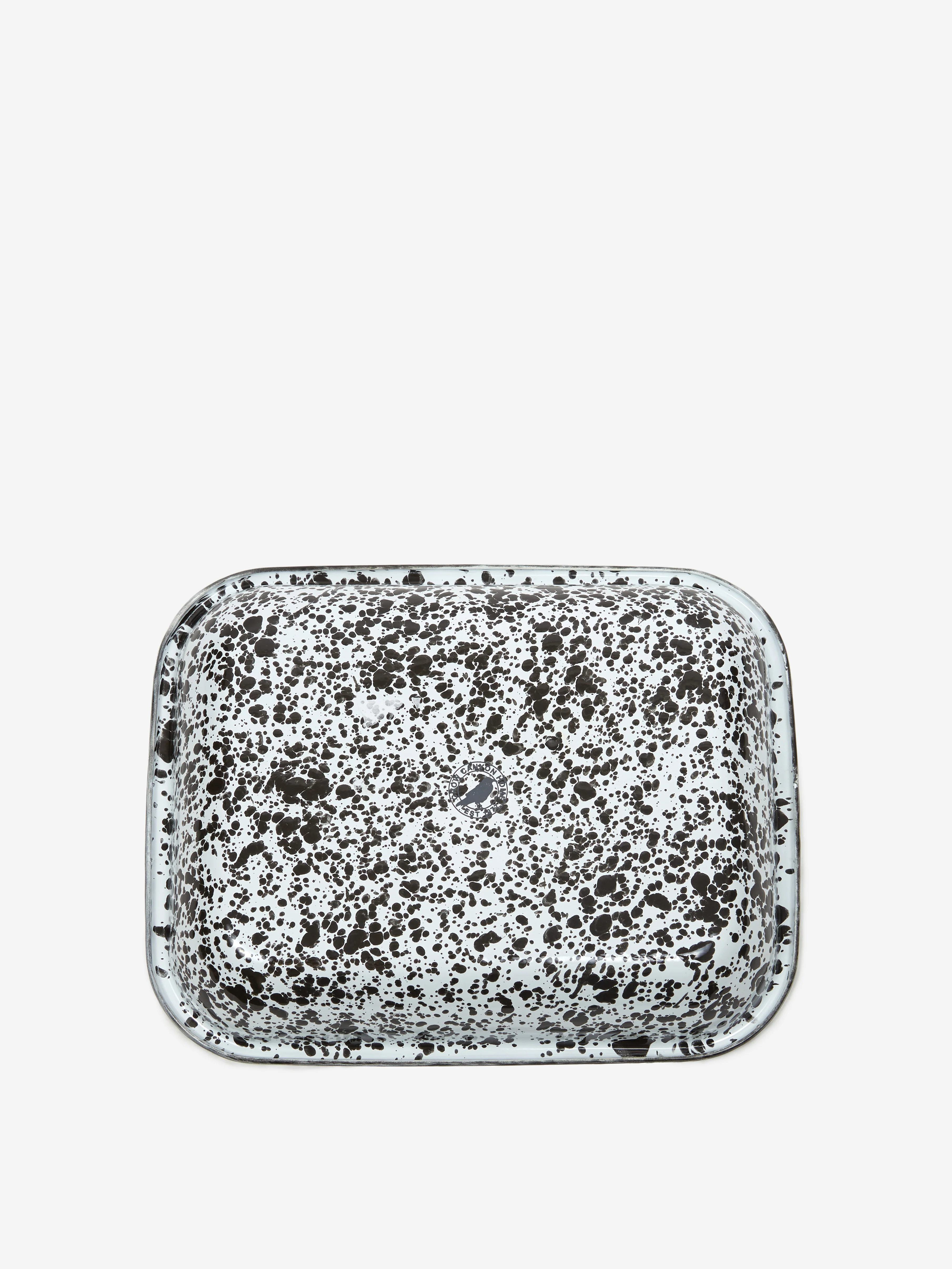 Crown Canyon Home Small Open Roaster Tray - Black Marble - Image 3