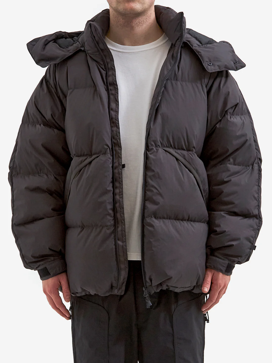 DAIWA PIER39 Tech Alpine Down Parka - Charcoal - Image 2