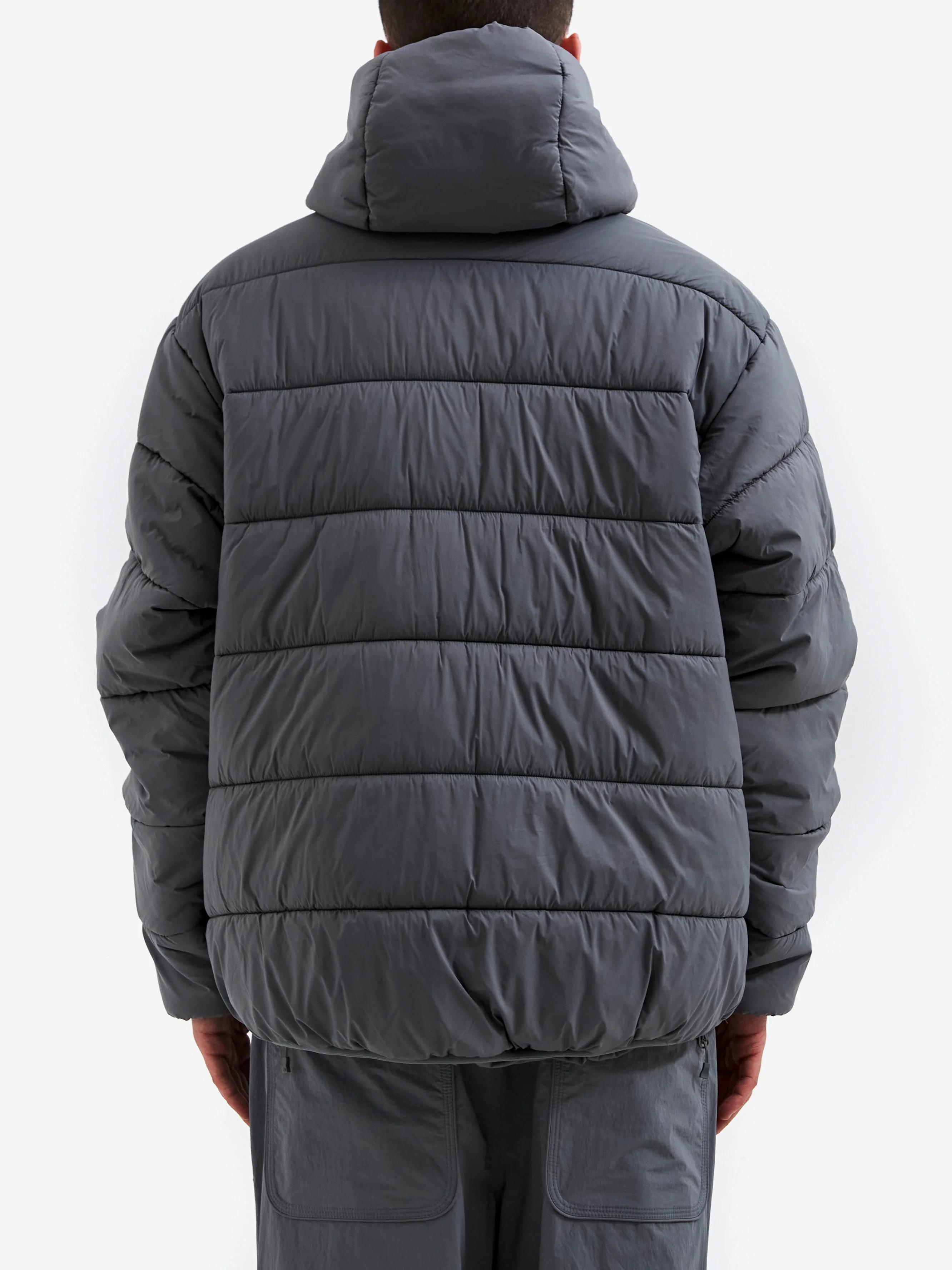 DAIWA PIER39 Tech Reversible Climbers Puff Jacket - Light Grey - Image 10