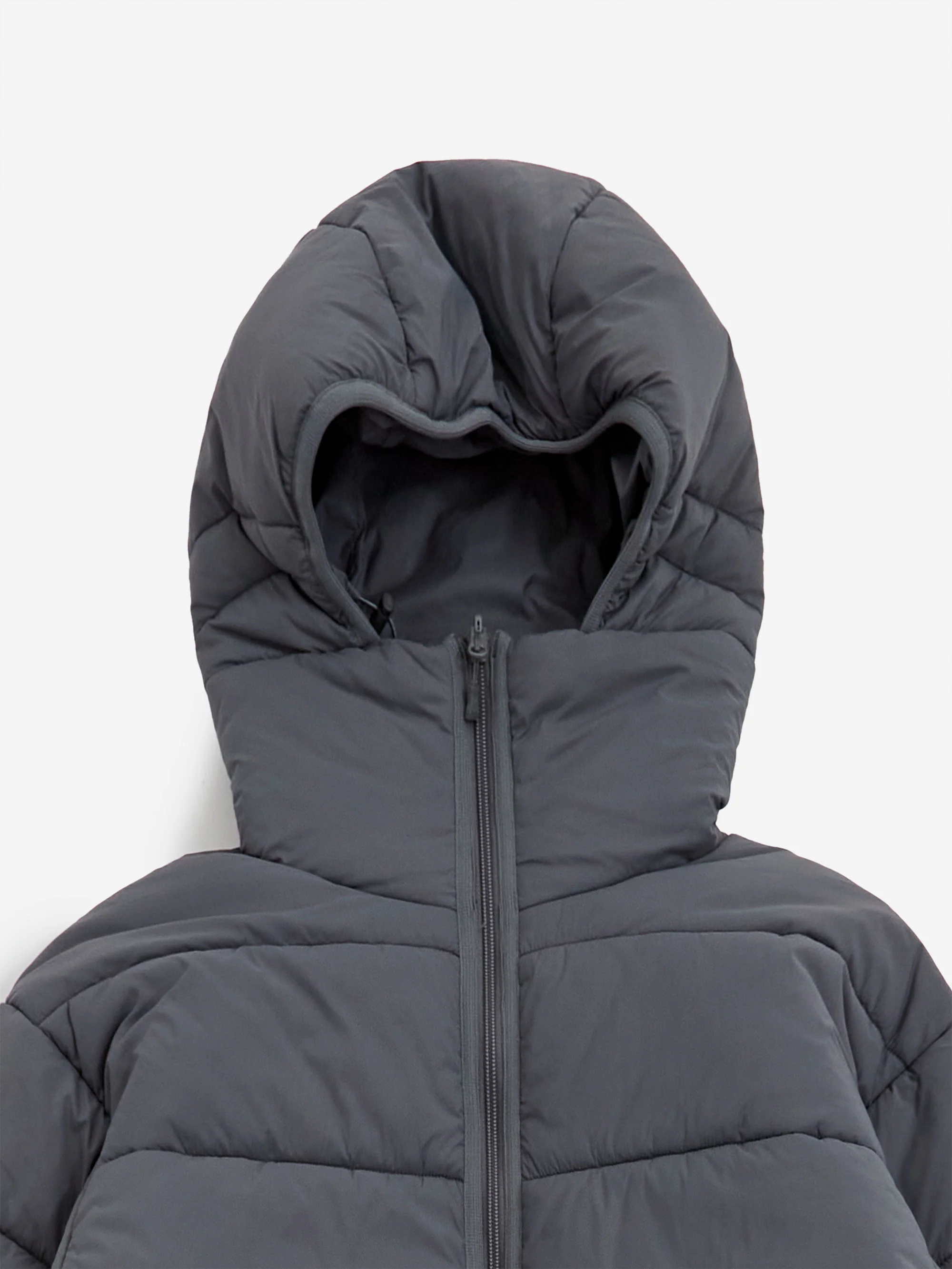 DAIWA PIER39 Tech Reversible Climbers Puff Jacket - Light Grey - Image 3