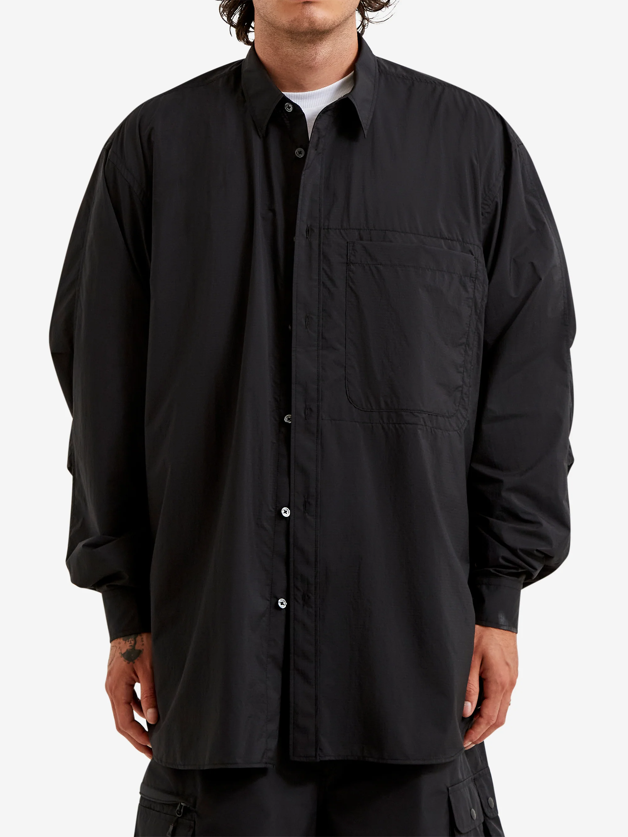 Daiwa Pier39 Tech Travel Shirt - Black - Image 3