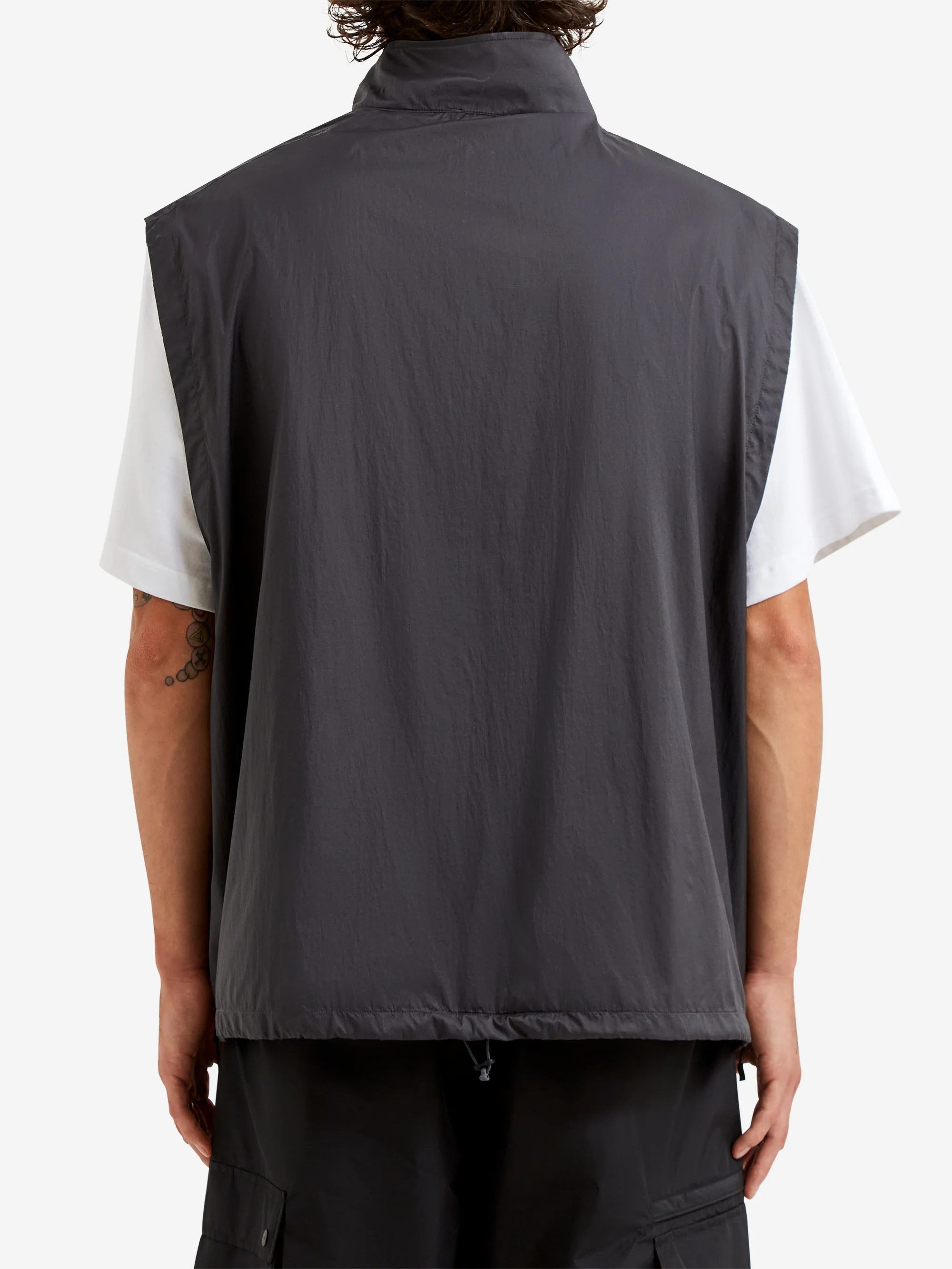 Daiwa Pier39 Tech Wind Shell Vest - Charcoal - Image 9