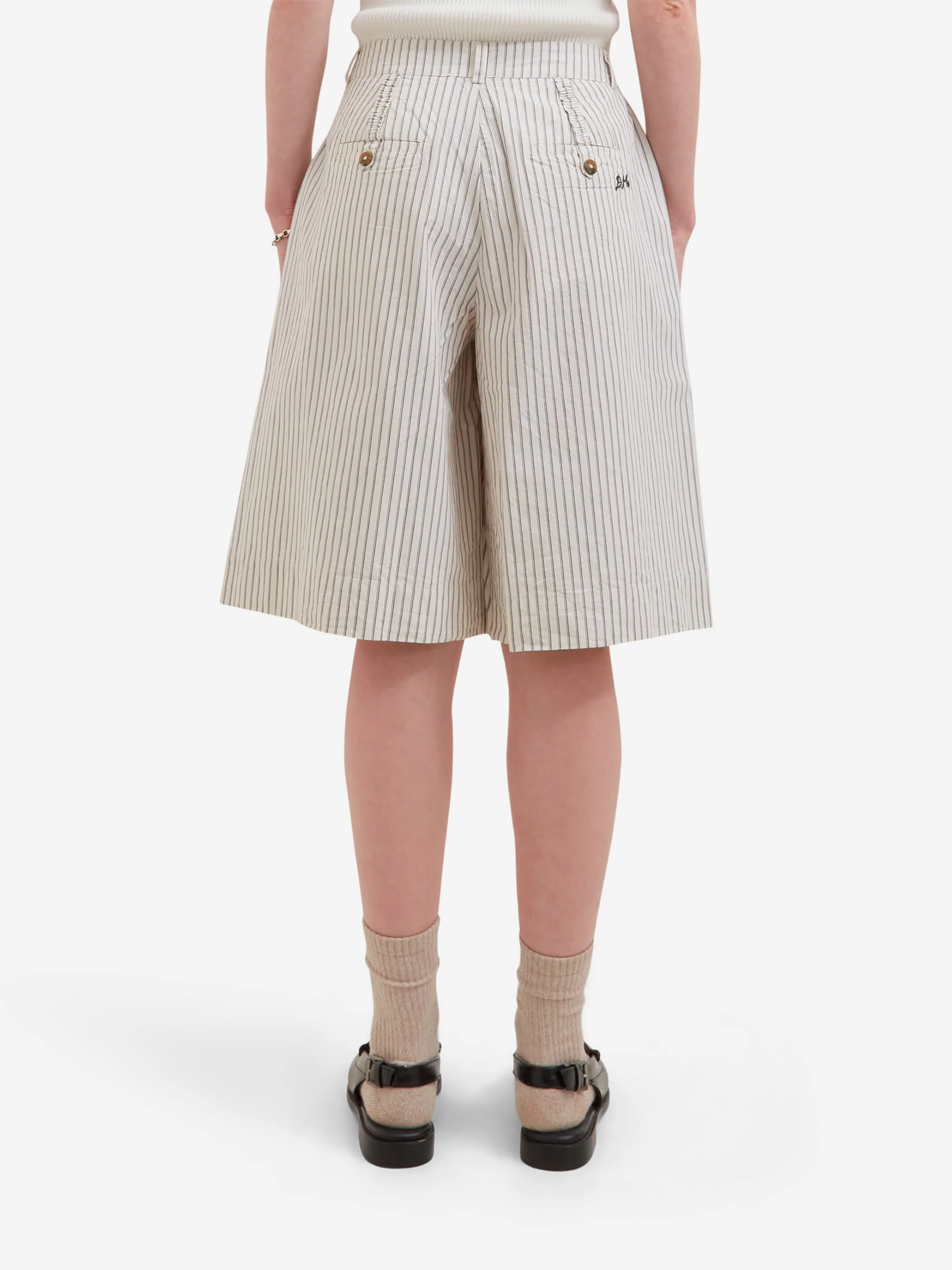 Damson Madder Ambrosia Shorts - Stripe - Image 3