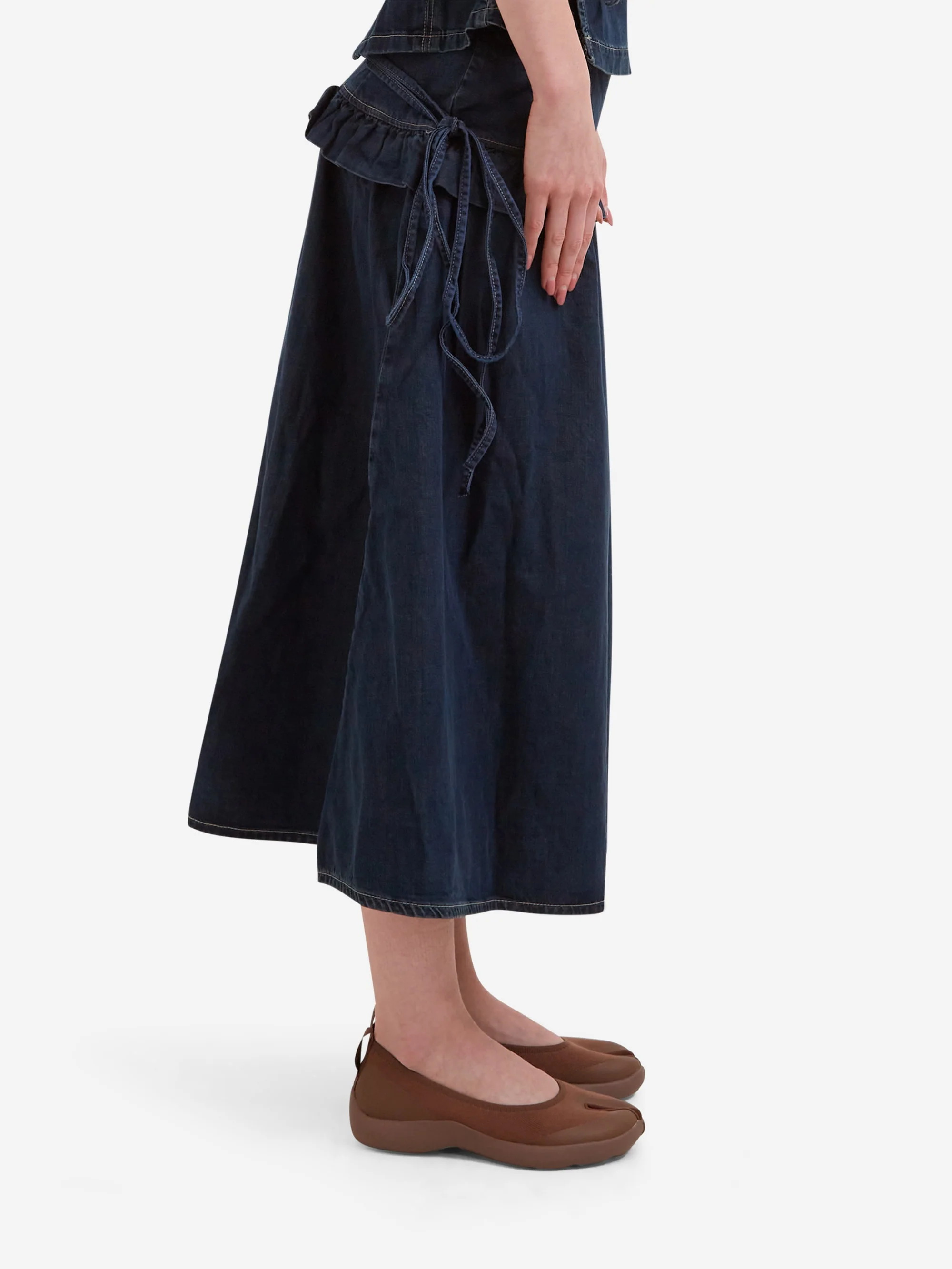 Damson Madder Bellamie Skirt - Dark Indigo - Image 2