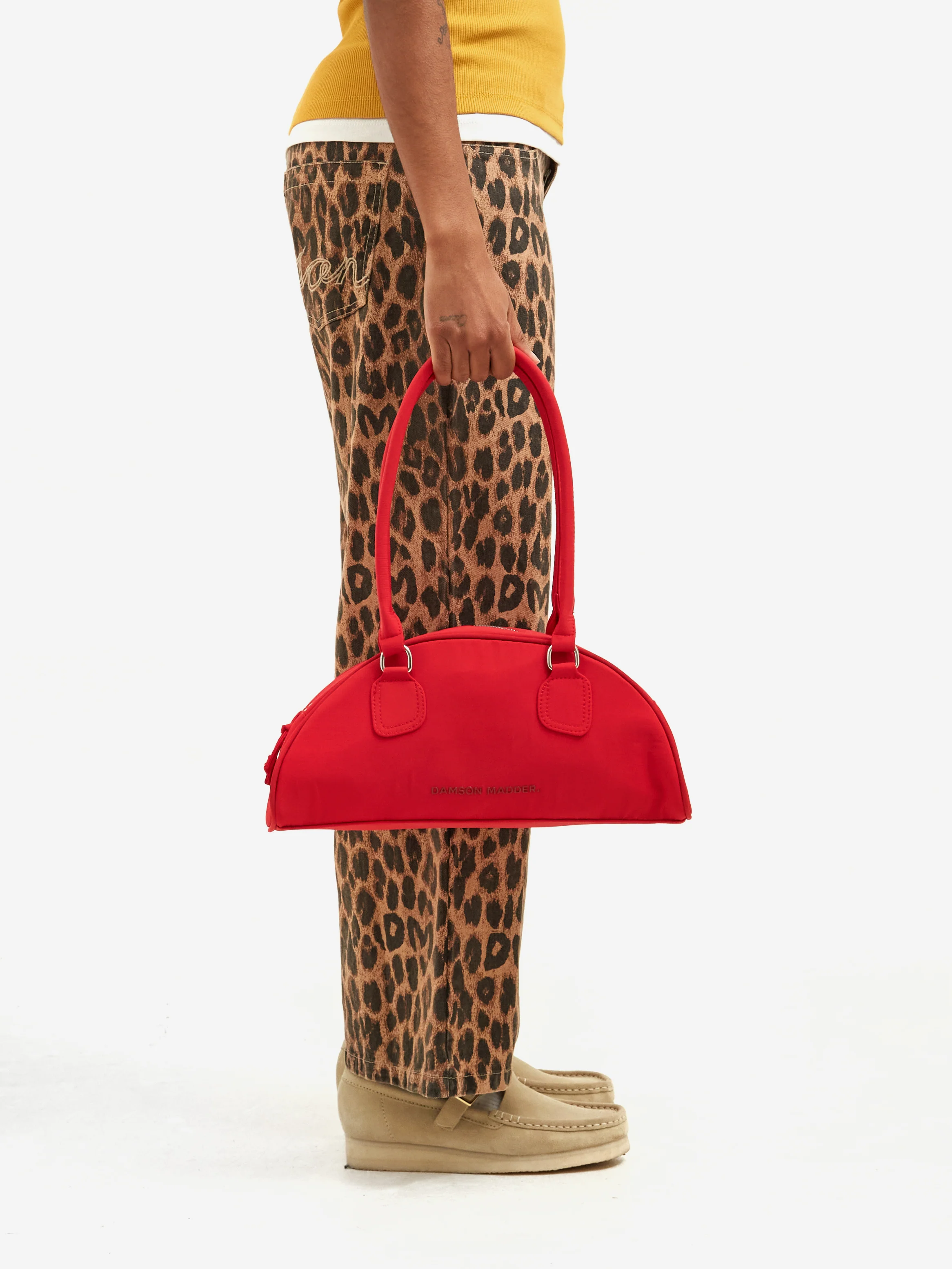 Damson Madder Berta Bowler Bag - Red - Image 2