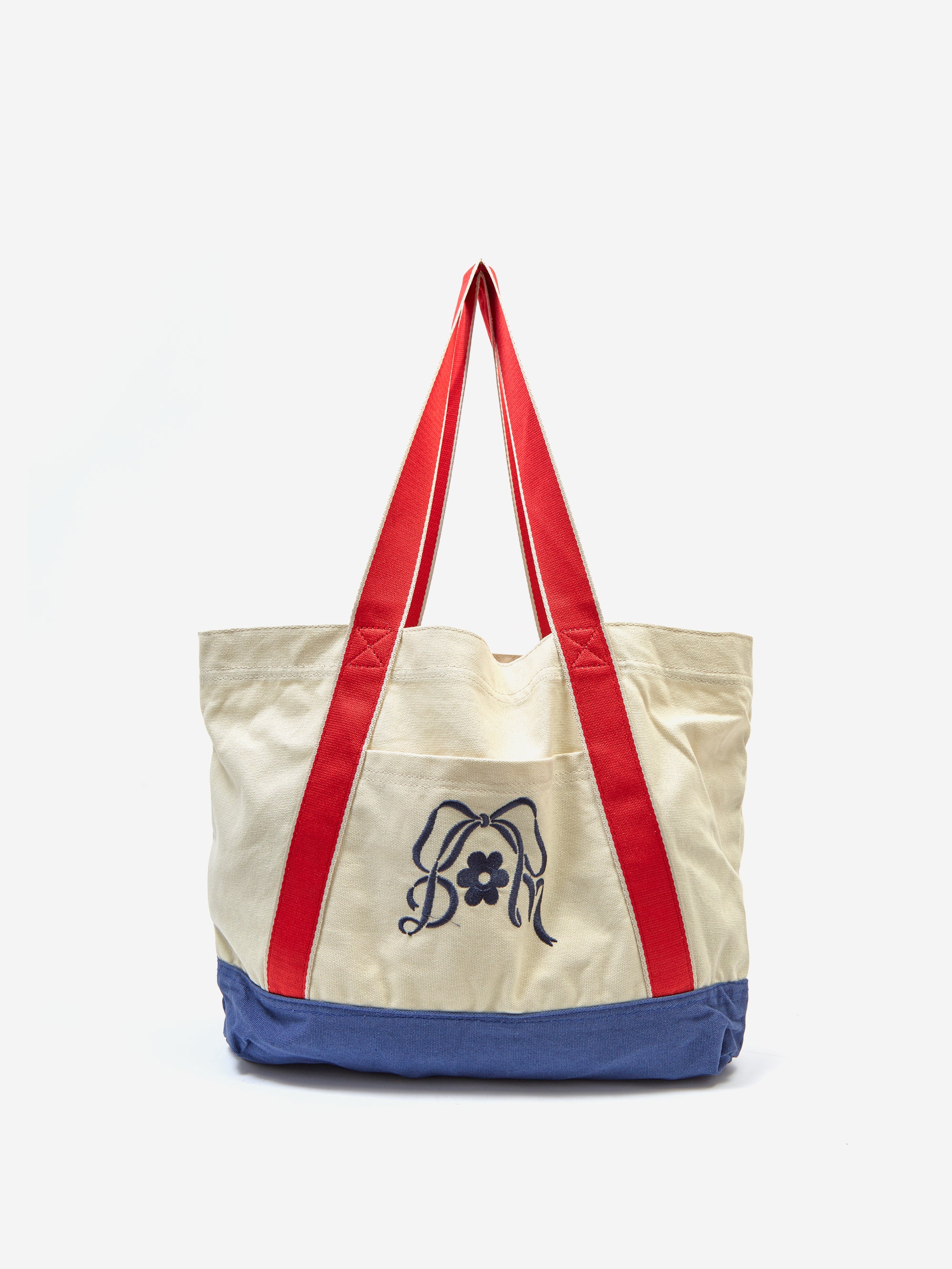 Damson Madder Canvas Tote Bag - Ecru