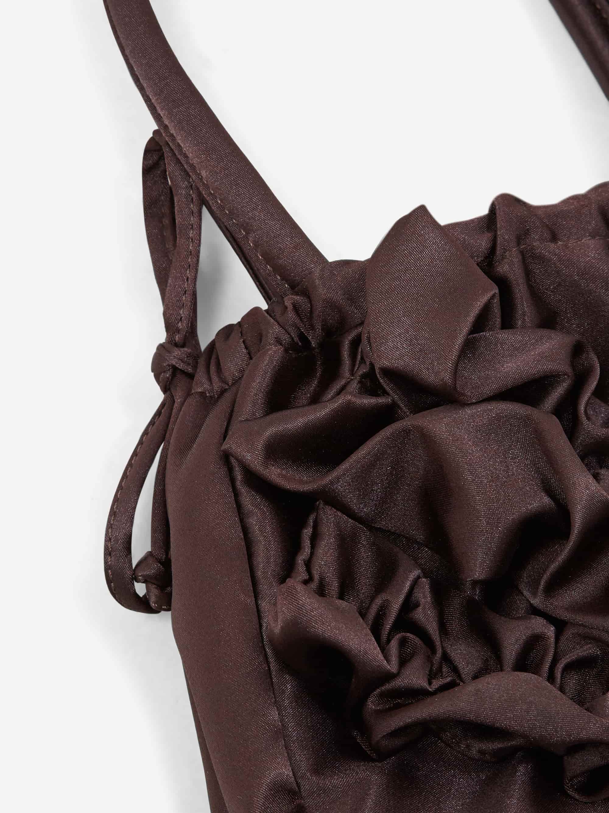 Damson Madder Frilly Alani Bag - Coffee Bean - Image 4