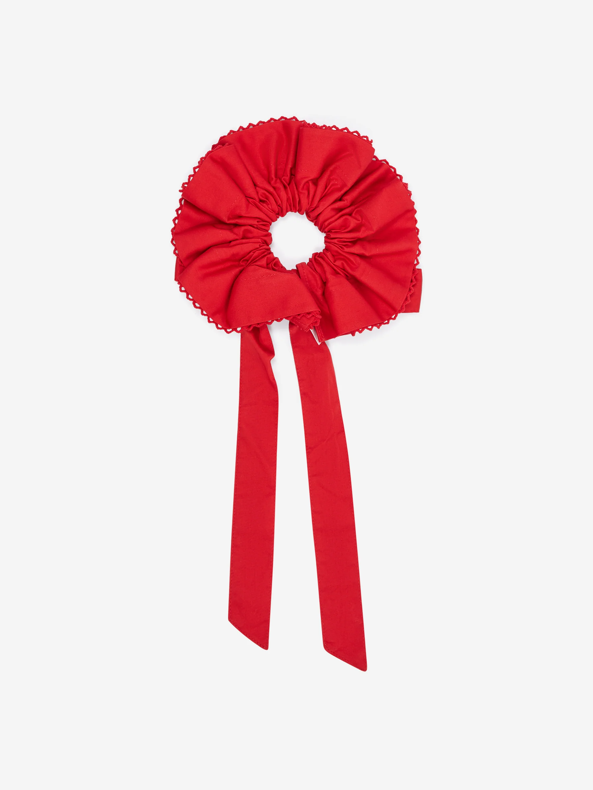Damson Madder Garter Bun Wrap - Red Satin - Image 4