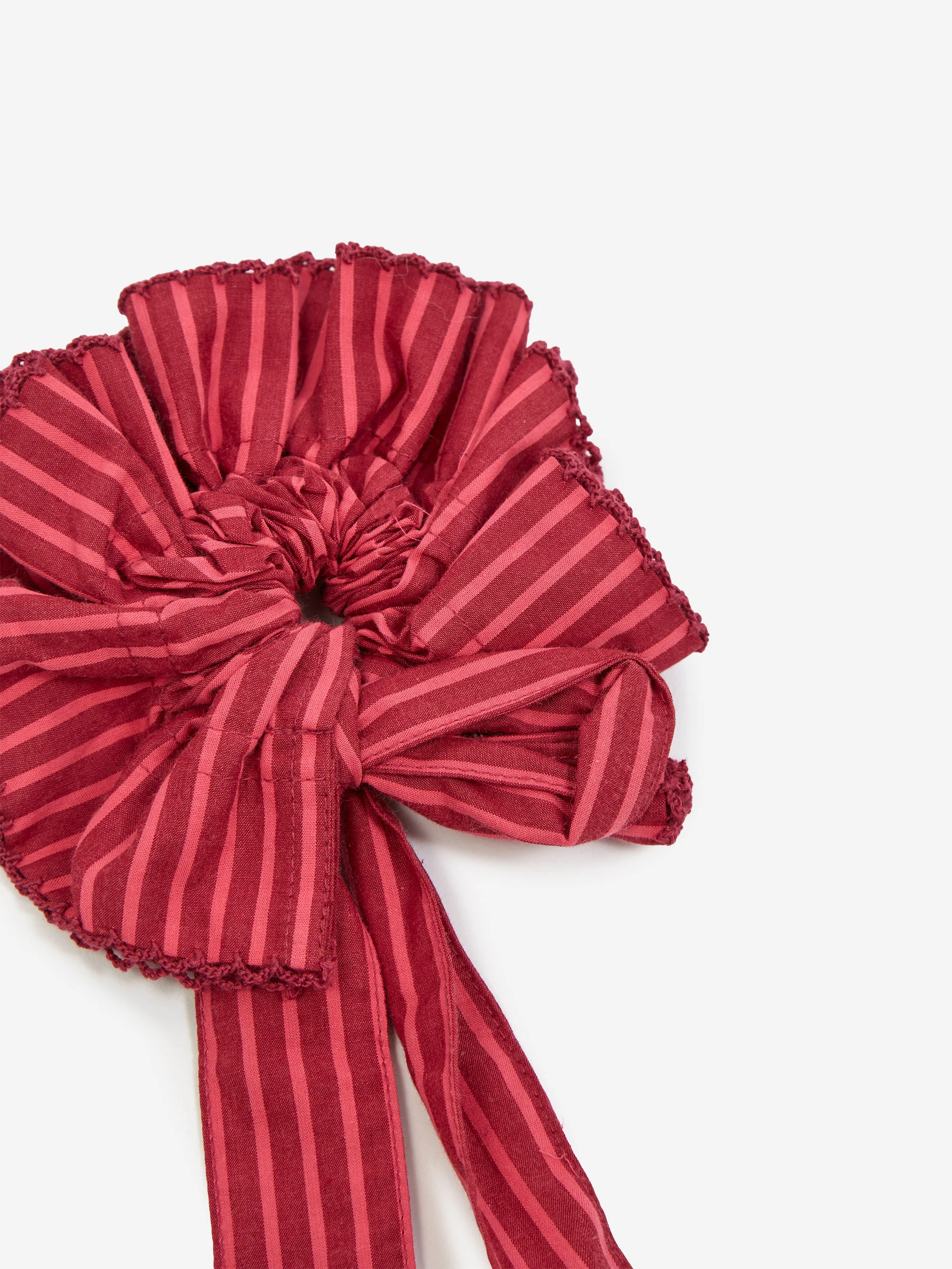 Damson Madder Garter Bun Wrap - Red Stripe - Image 2