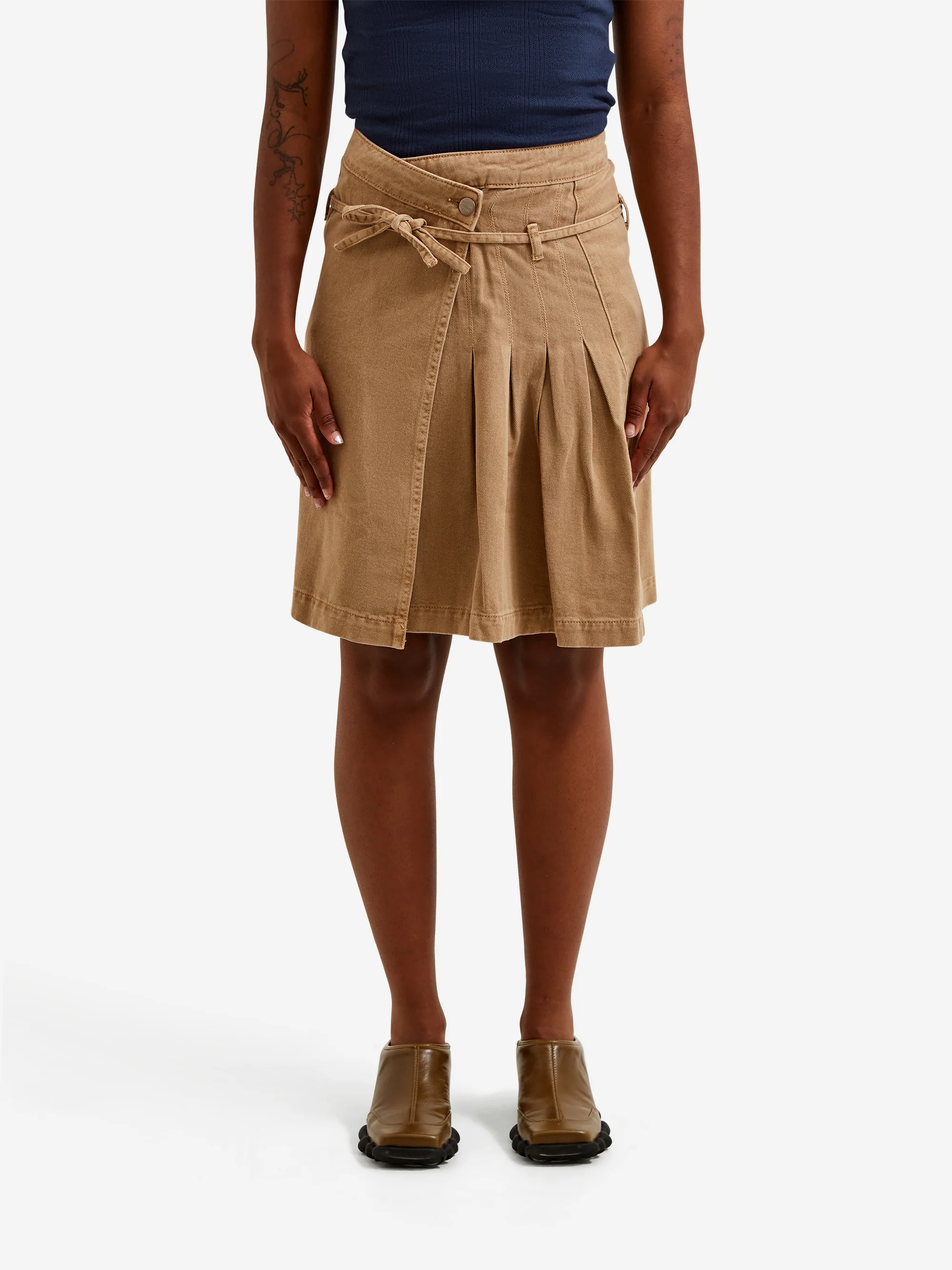 Damson Madder Kat Kilt - Tan
