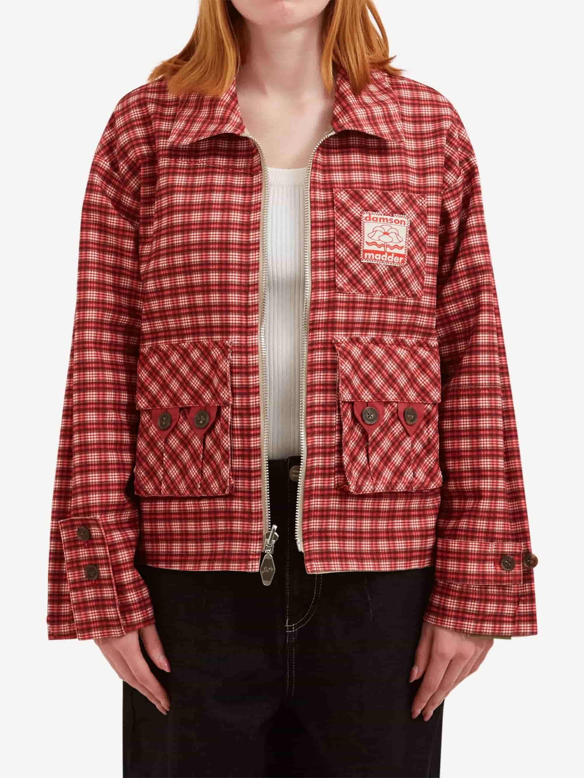 Damson Madder Marcelle Barn Jacket - Multi - Image 2
