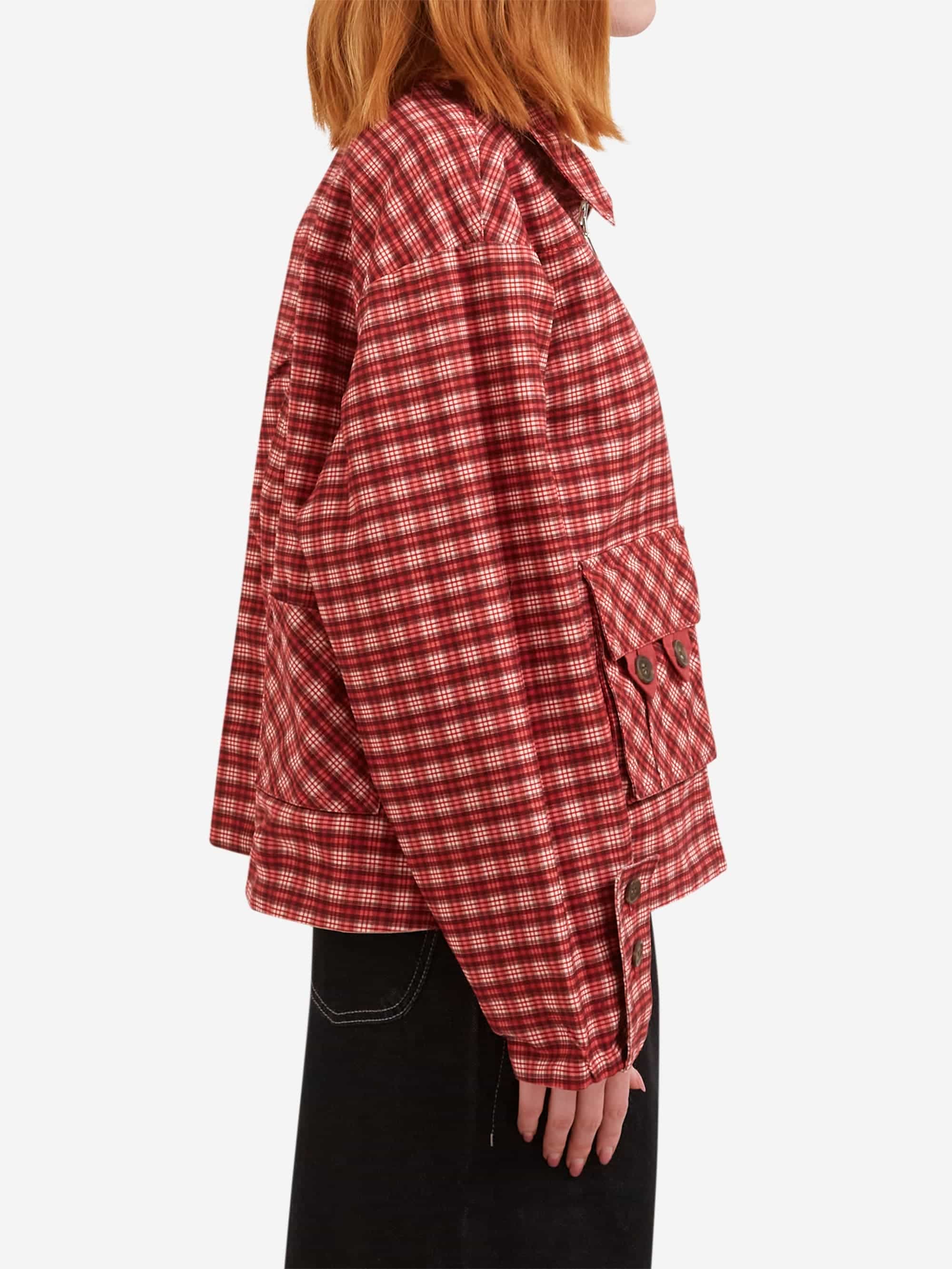 Damson Madder Marcelle Barn Jacket - Multi - Image 7
