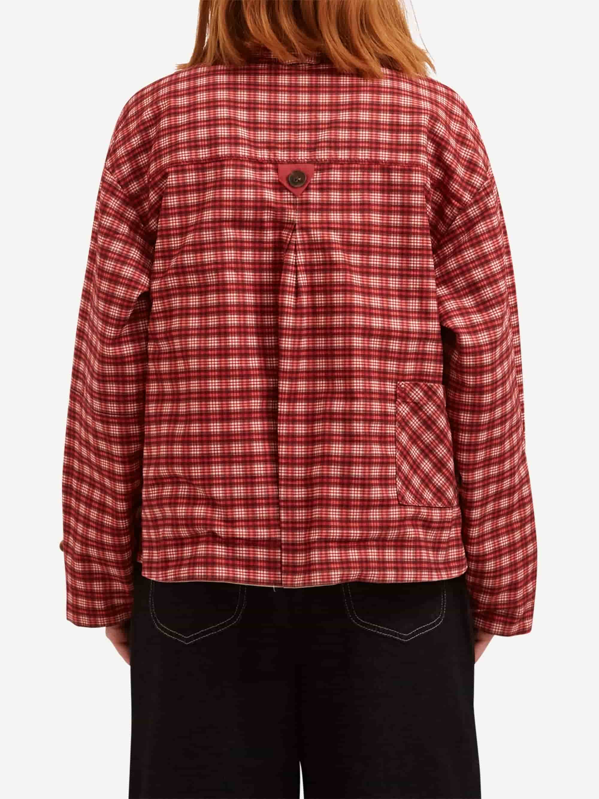 Damson Madder Marcelle Barn Jacket - Multi - Image 8