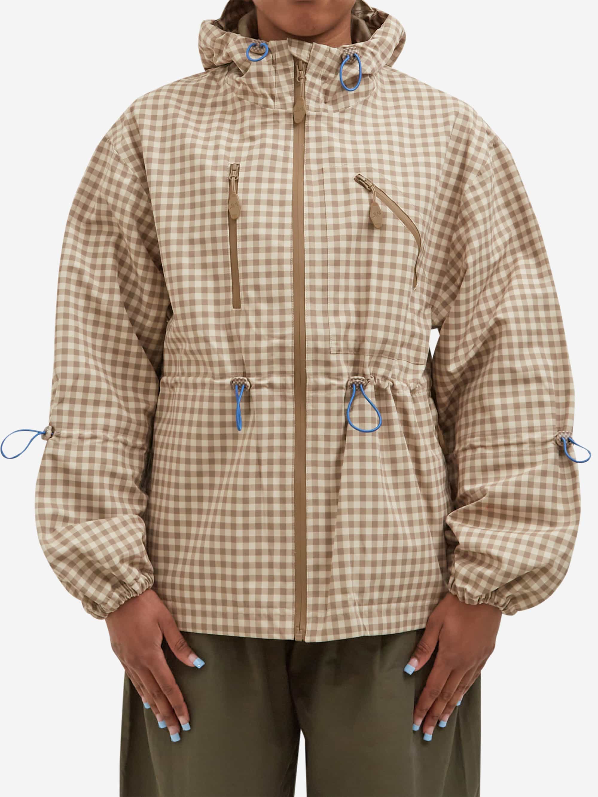 Damson Madder Matilda Raincoat - Brown Gingham - Image 2