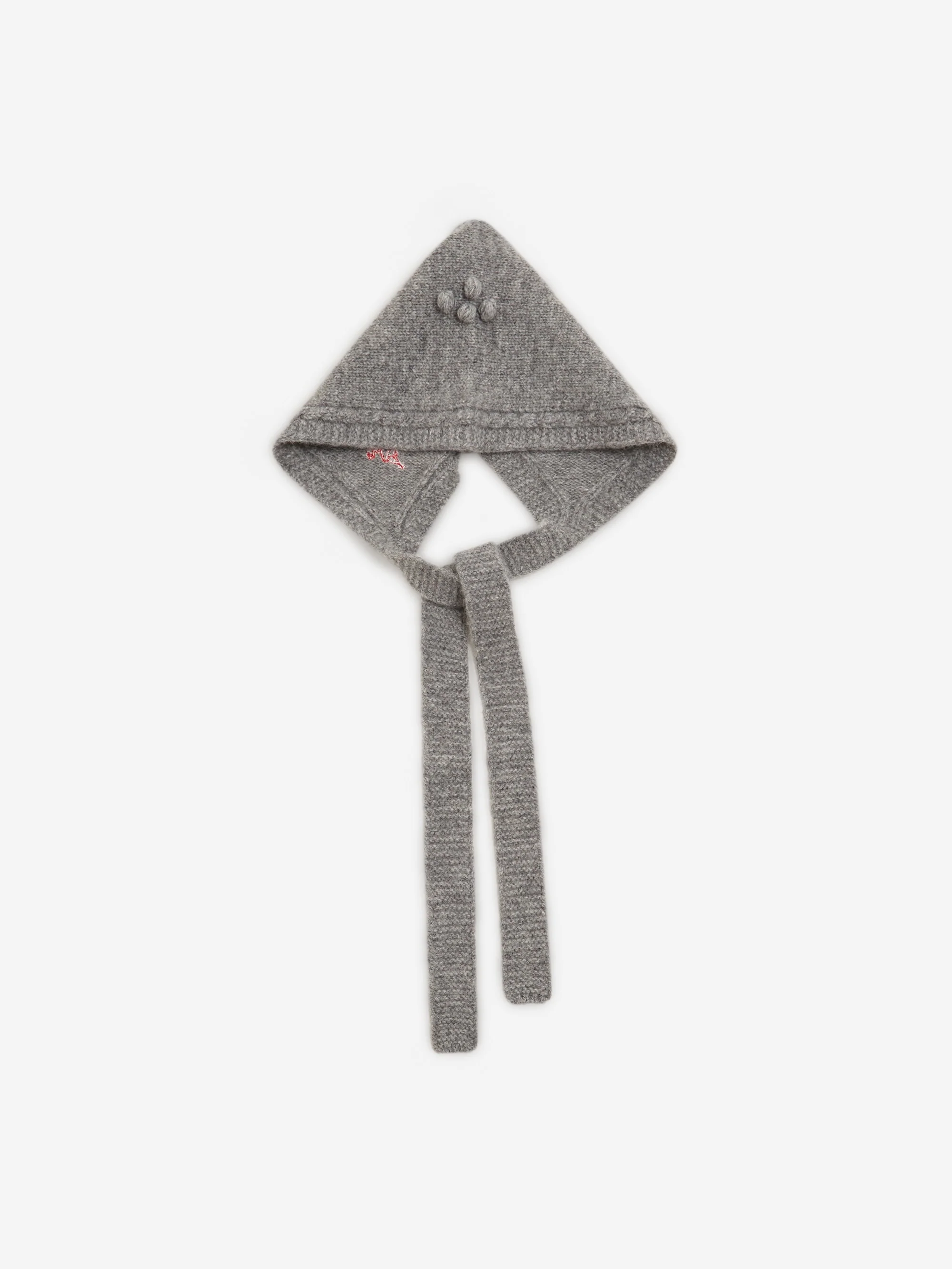 Damson Madder Mini Bonnet - Grey Marl