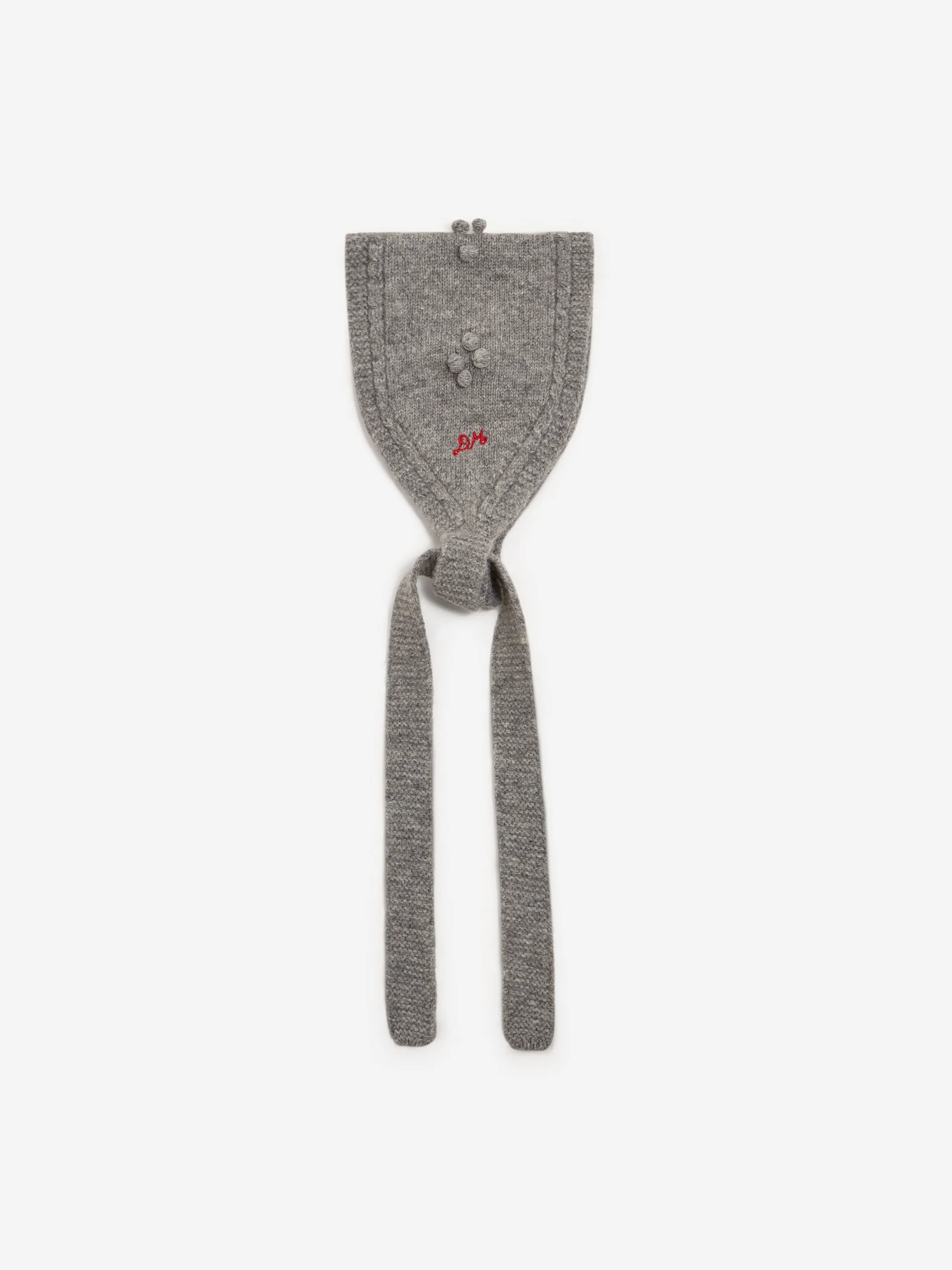 Damson Madder Mini Bonnet - Grey Marl - Image 3