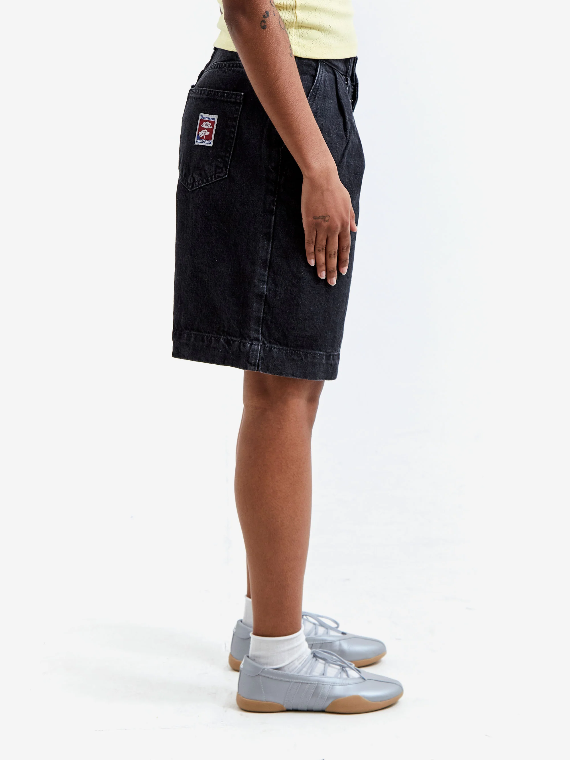 Damson Madder Nova Jorts - Washed Black - Image 2