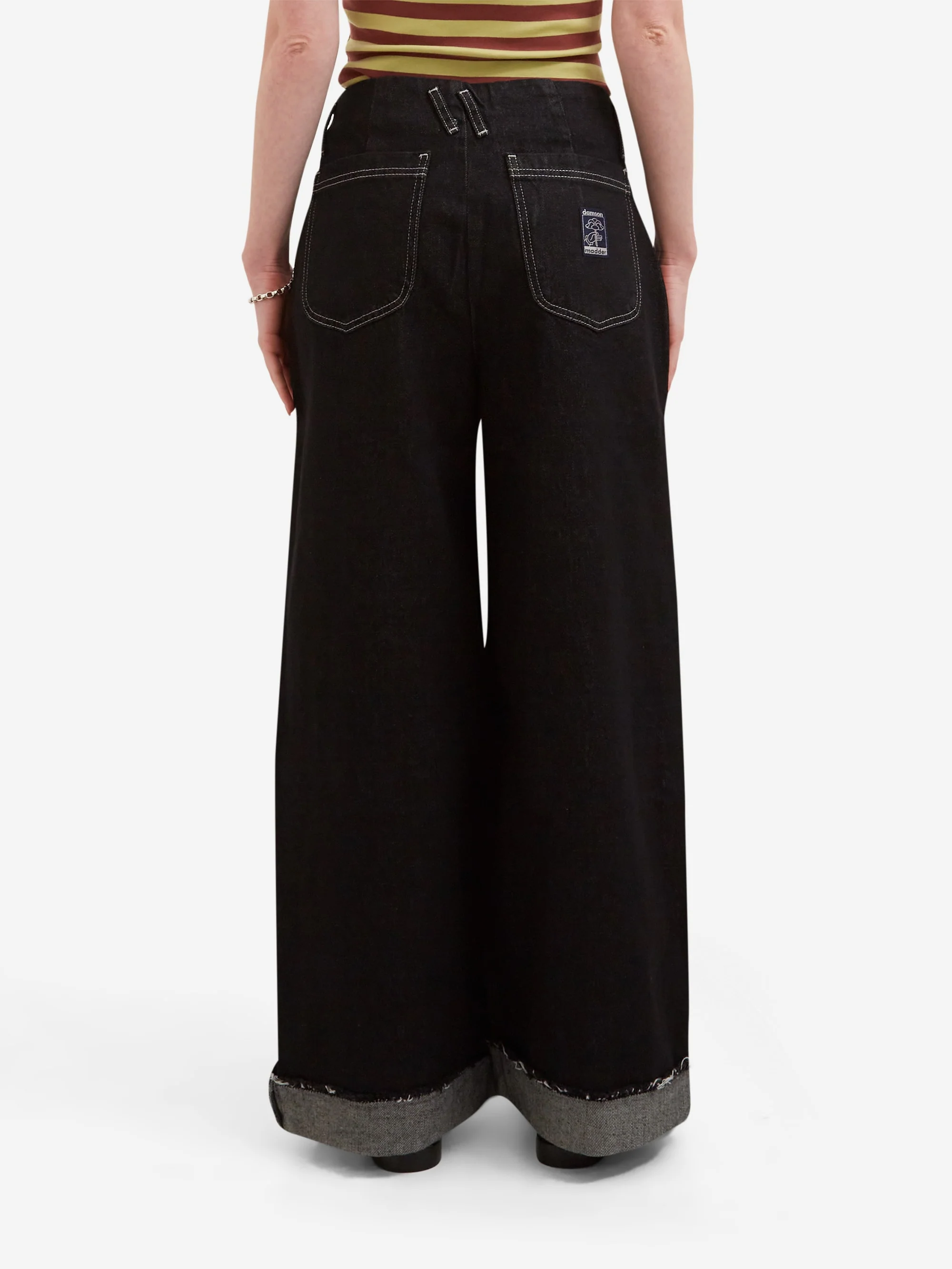 Damson Madder Pascal Jeans - Black Wash - Image 3