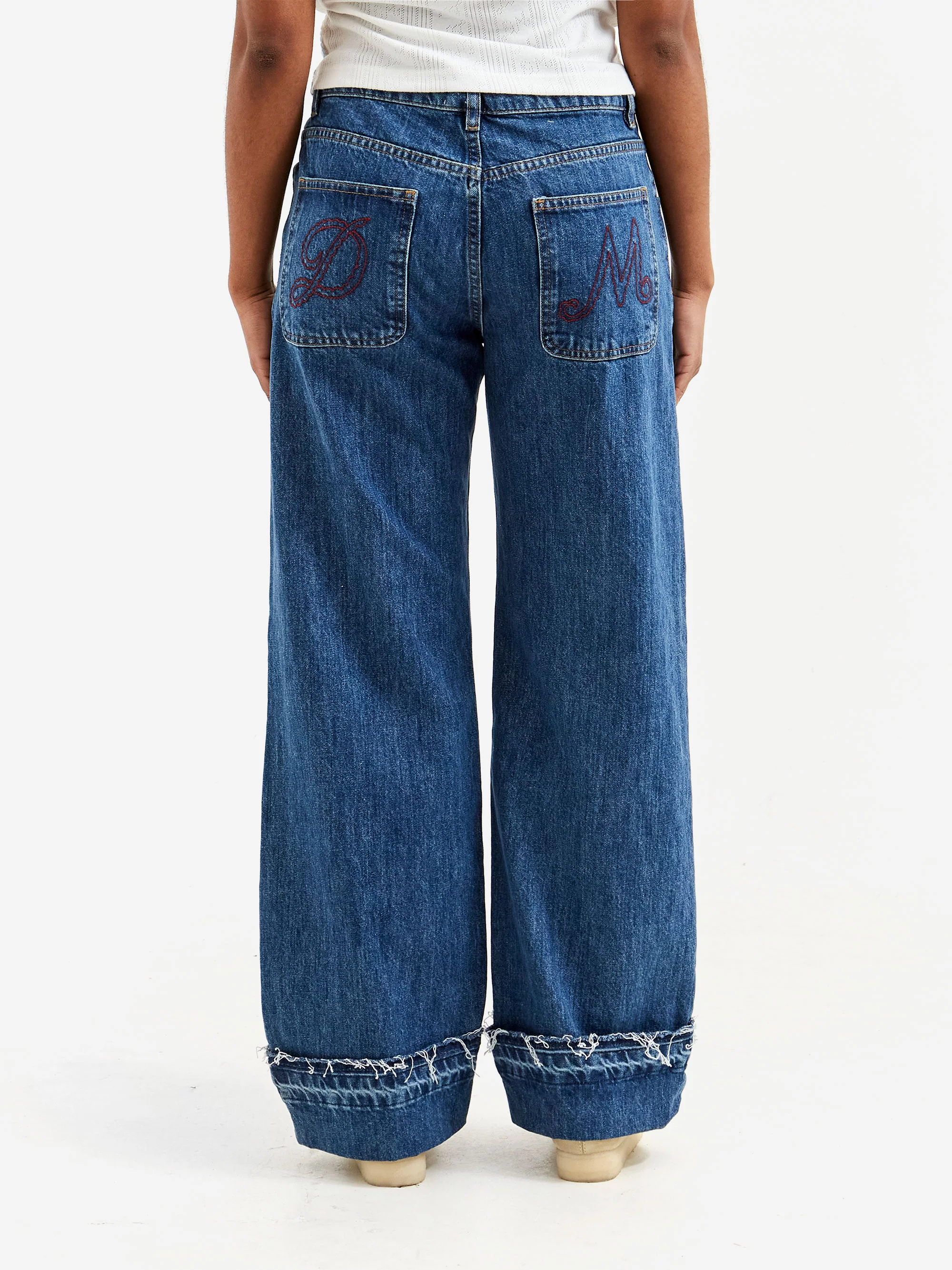 Damson Madder Sylvie Jeans - Huckleberry Wash - Image 3