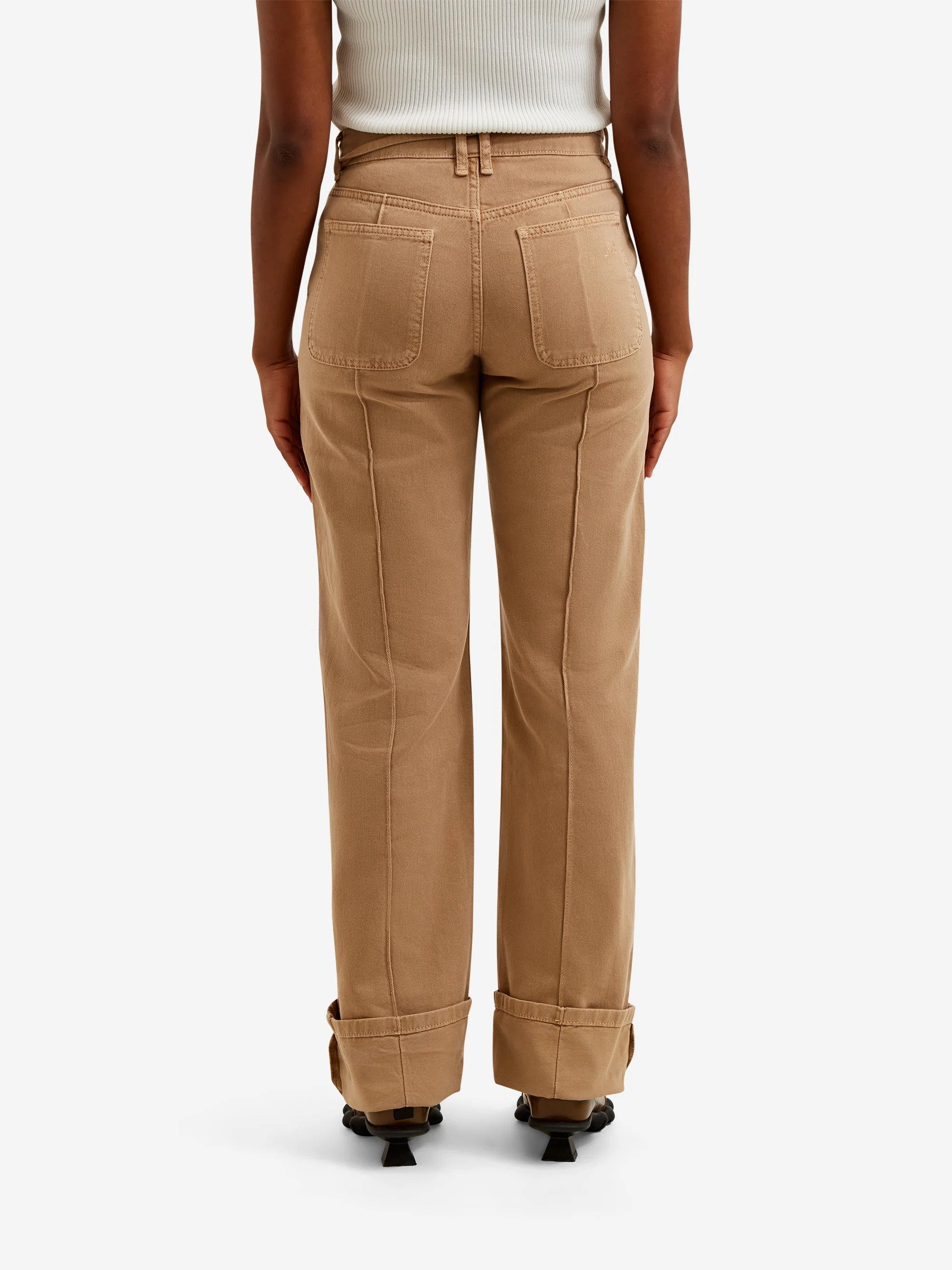 Damson Madder Sylvie Jeans - Tan - Image 3