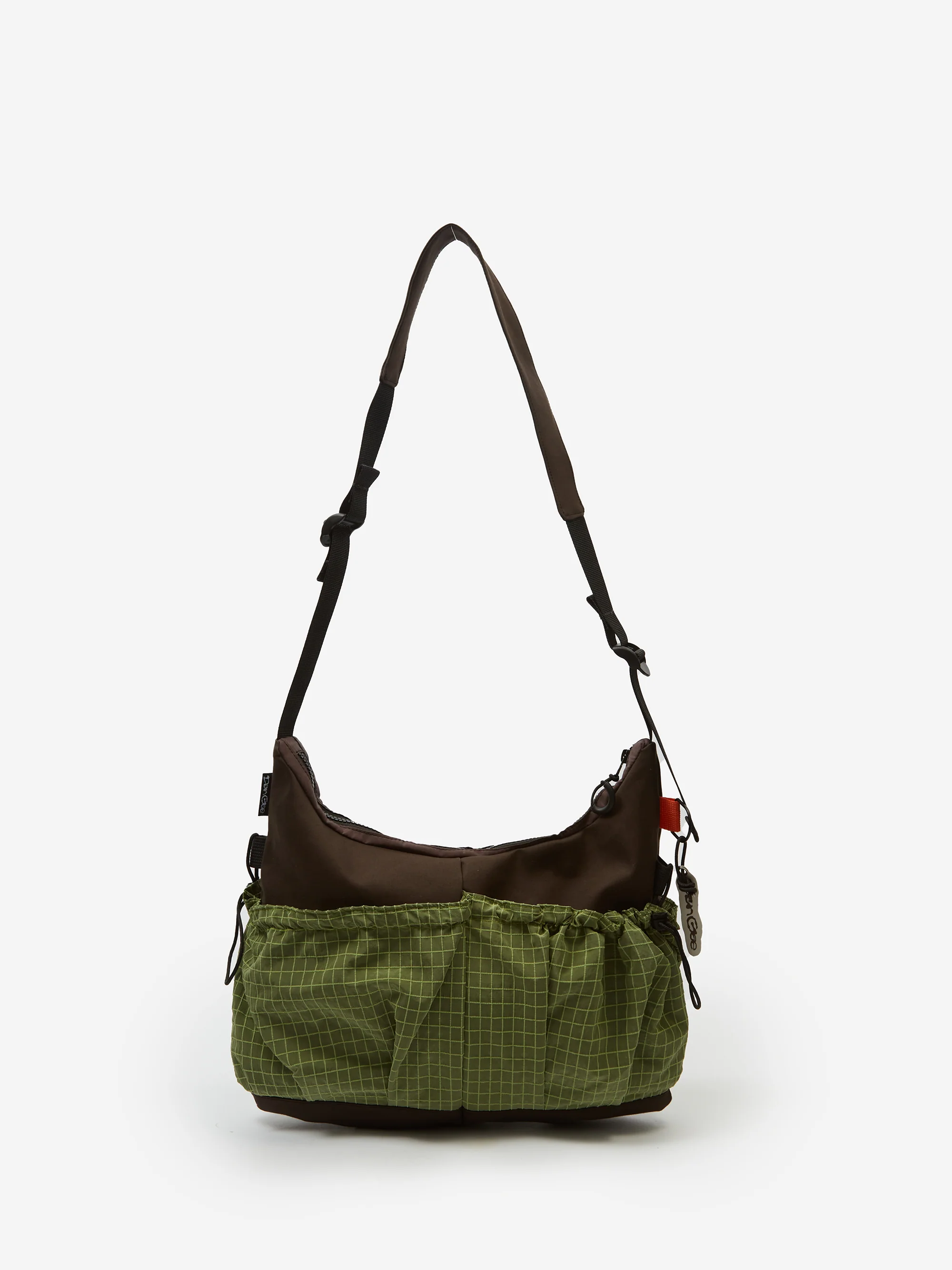 Dan Gee Handmade Crossbody Bag - Sage/Brown - Image 6