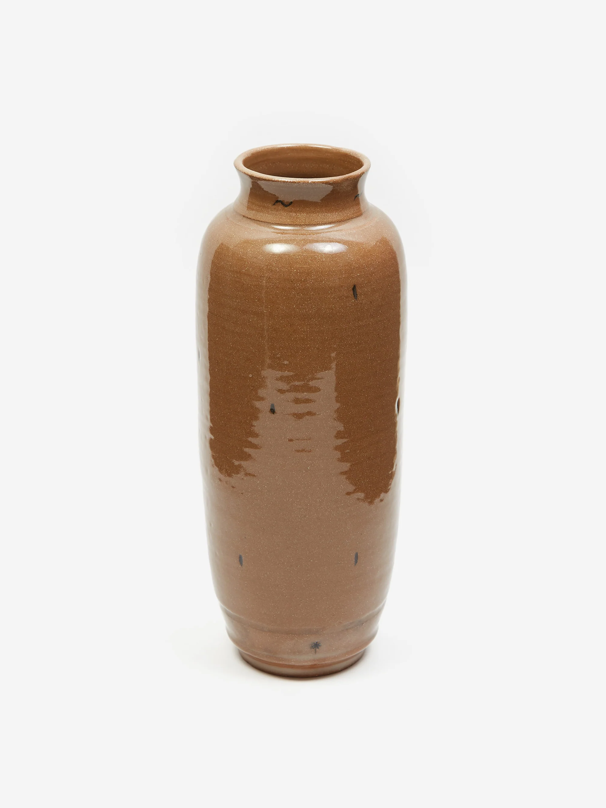 Danny D's Mud Shop Handmade Snake Boot Vase - Brown Clay - Image 4