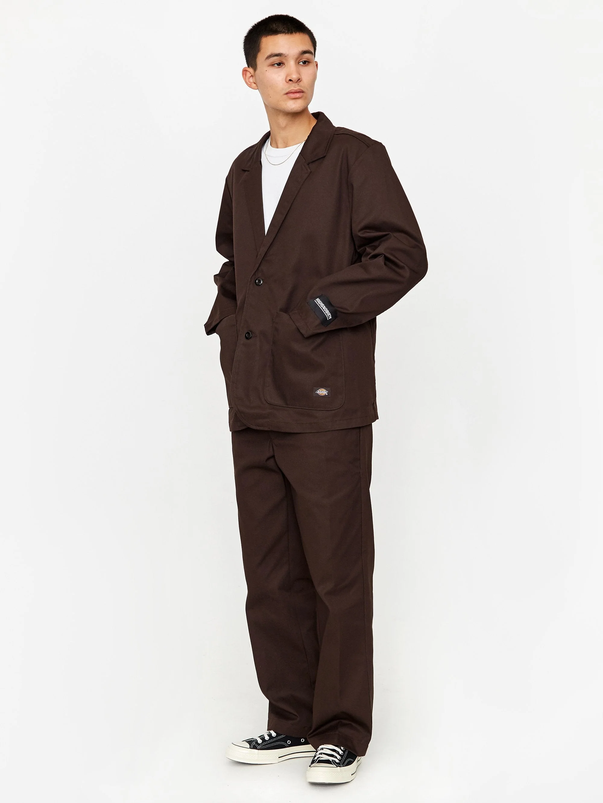 Dickies x HIGHSNOBIETY Suit Jacket - Dark Brown - Image 8