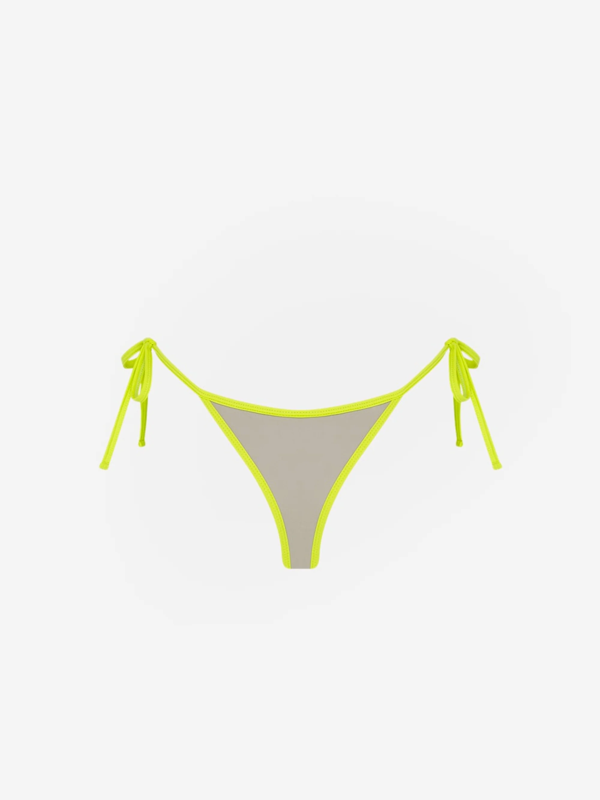 DIRT Bikini Bottoms - Beige/Lime - Image 2