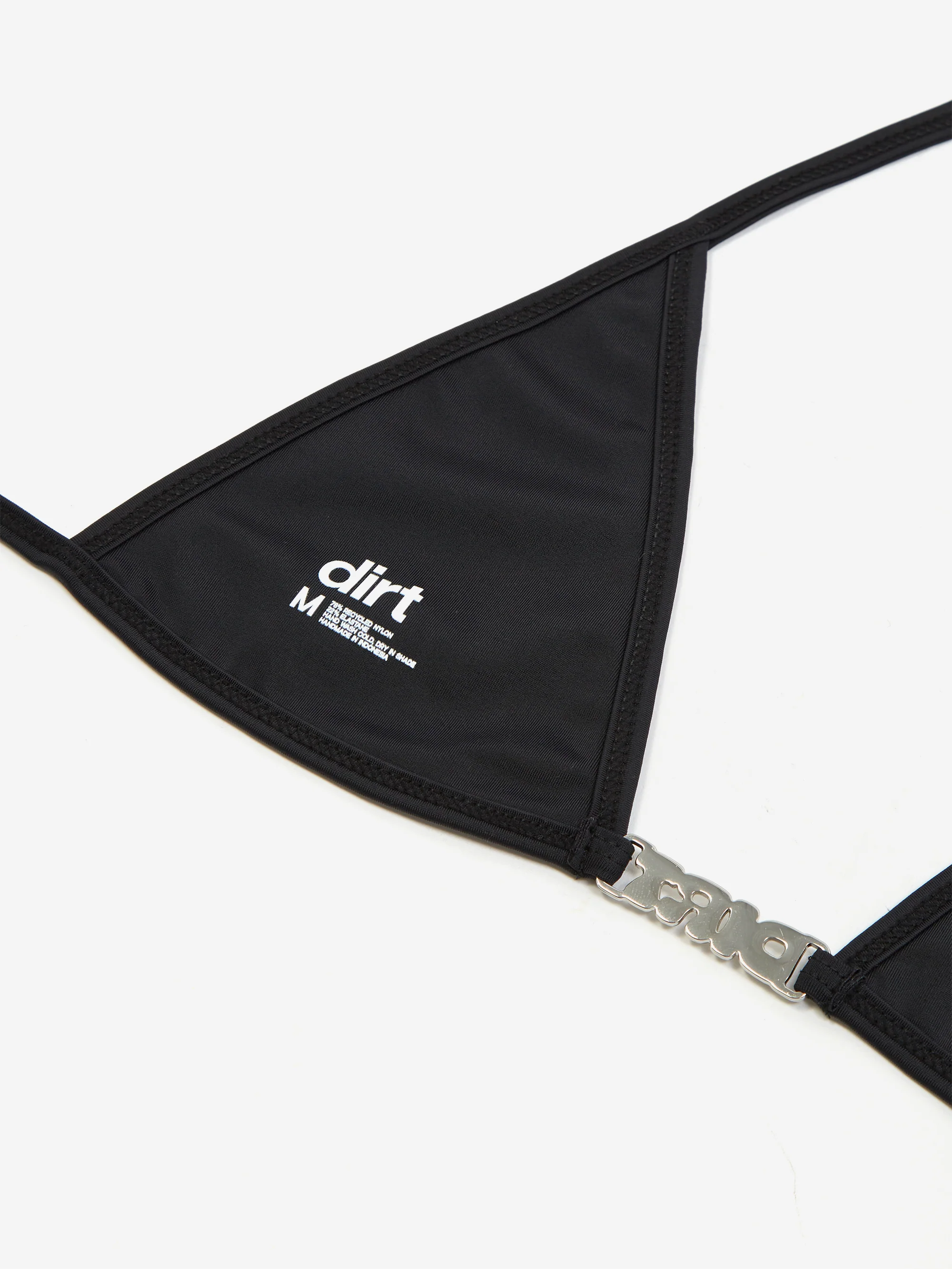 DIRT Bikini Top - Black - Image 3
