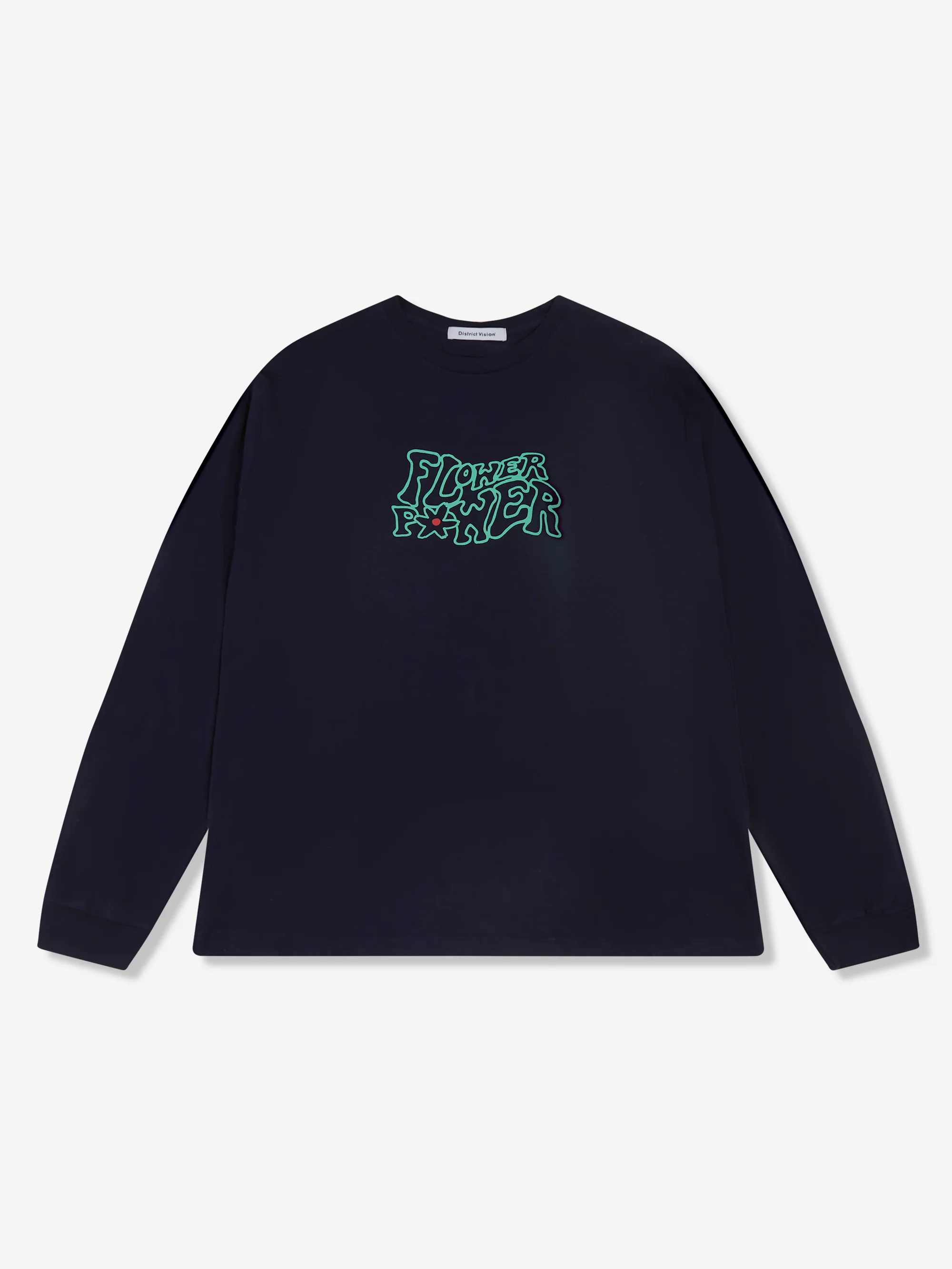 District Vision Flower Power Longsleeve Tee - Navy