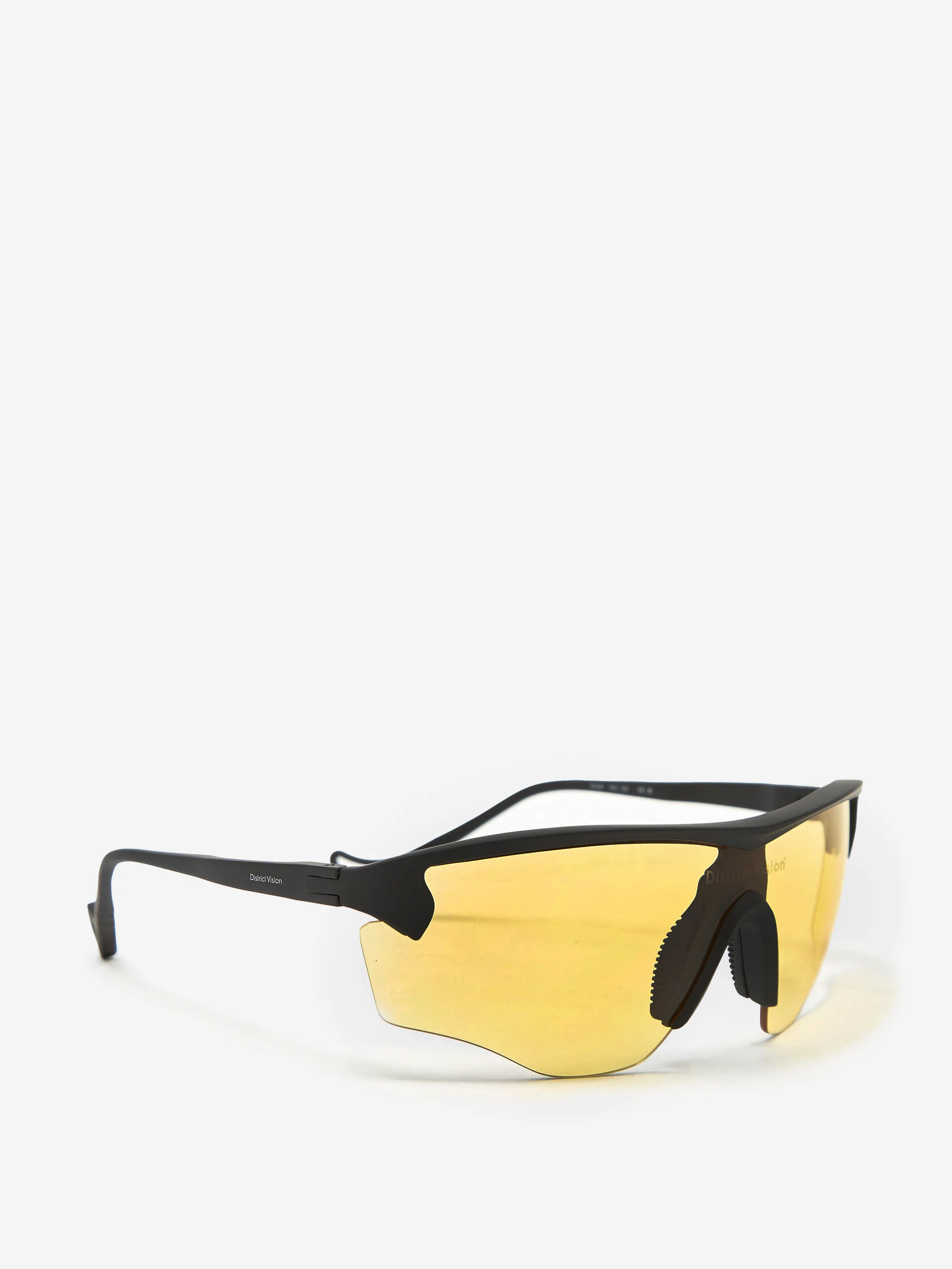District Vision Junya Racer - Black/D+ Sports Yellow - Image 3