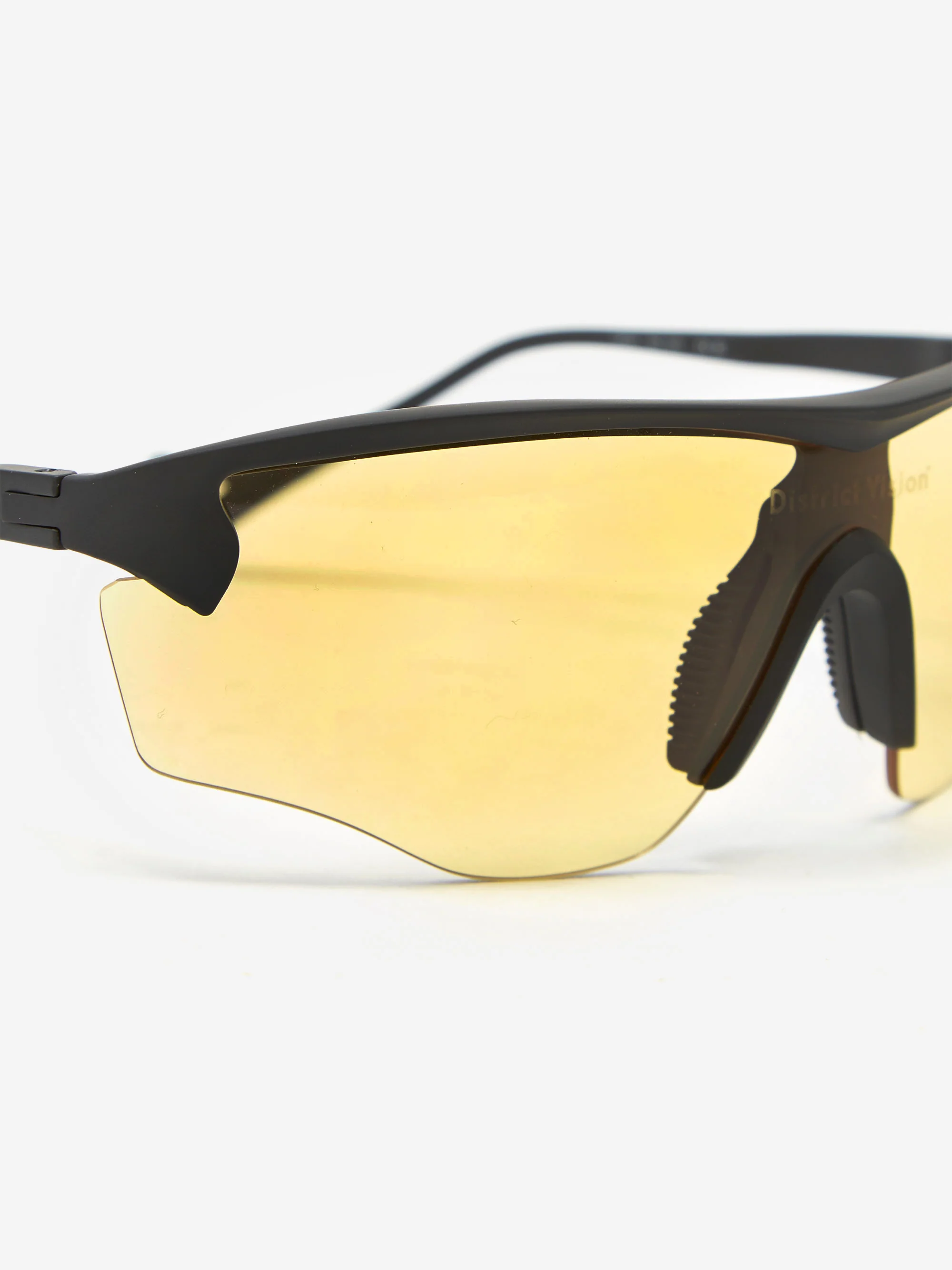 District Vision Junya Racer - Black/D+ Sports Yellow - Image 4