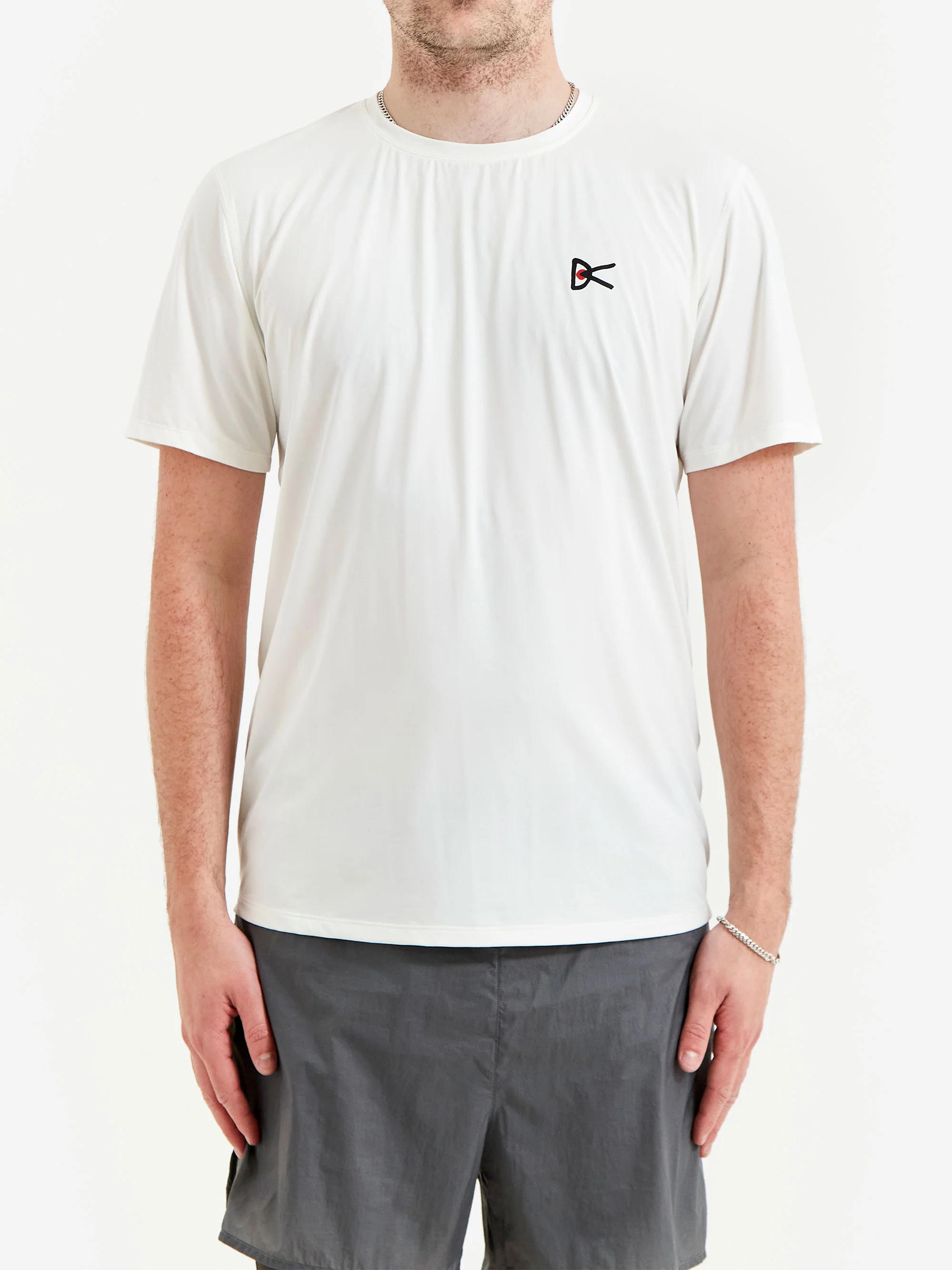 District Vision Lightweight Short Sleeve Tee - Lunar White - Image 2