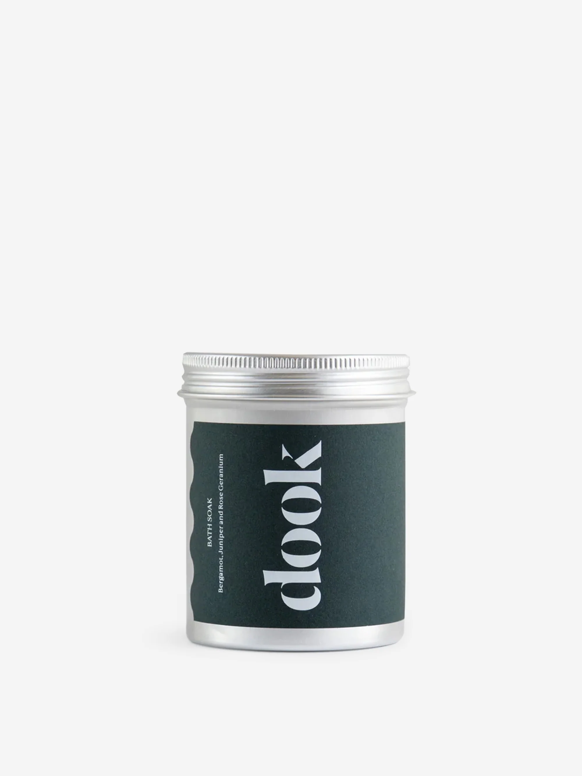 DOOK Bath Salts - Bergamot, Juniper & Rose Geranium 200g Tin