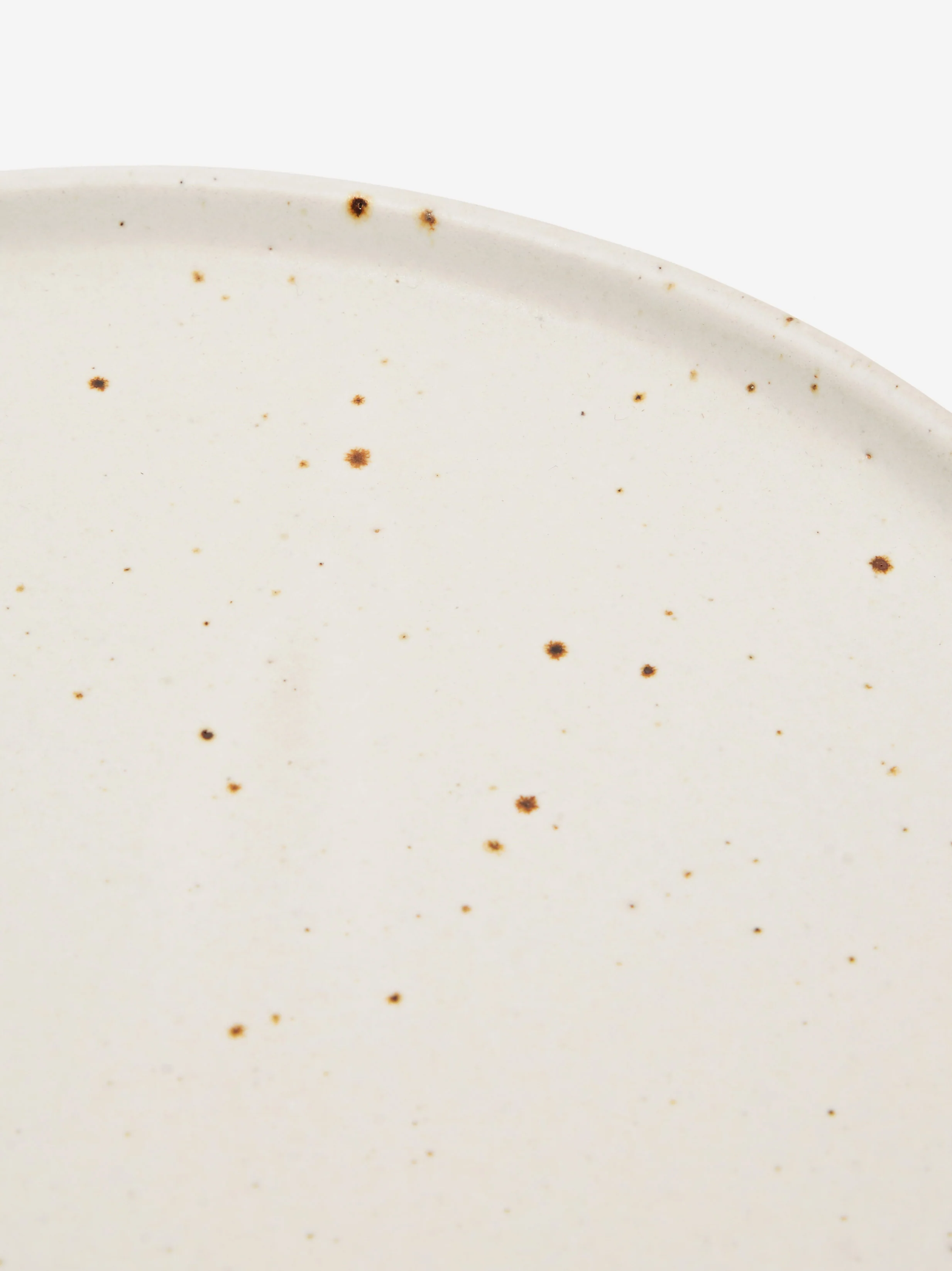 DOR & TAN Everyday Dinner Plate - Speckled White - Image 3