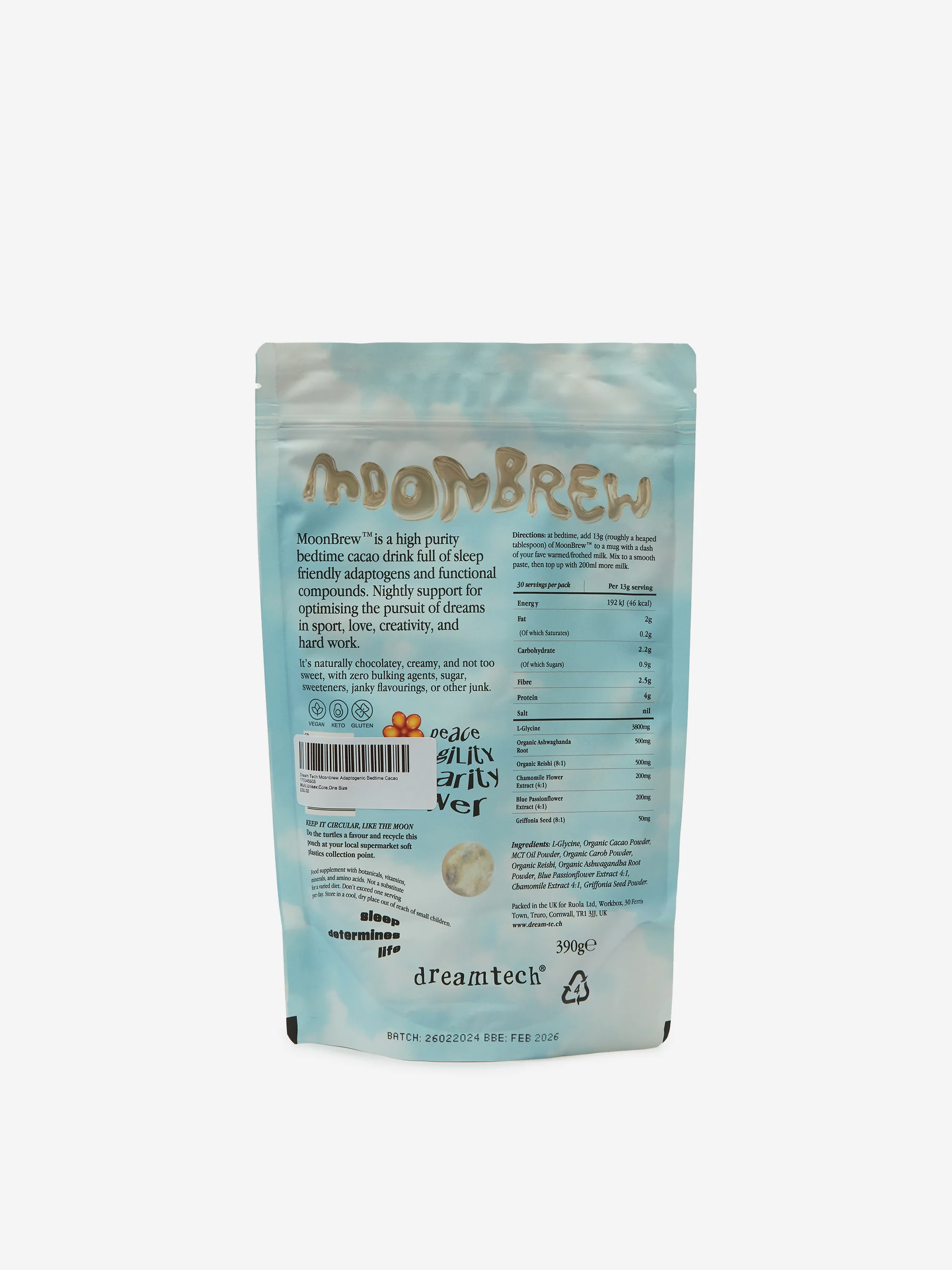 Dream Tech Moonbrew Adaptogenic Bedtime Cacao - Image 2