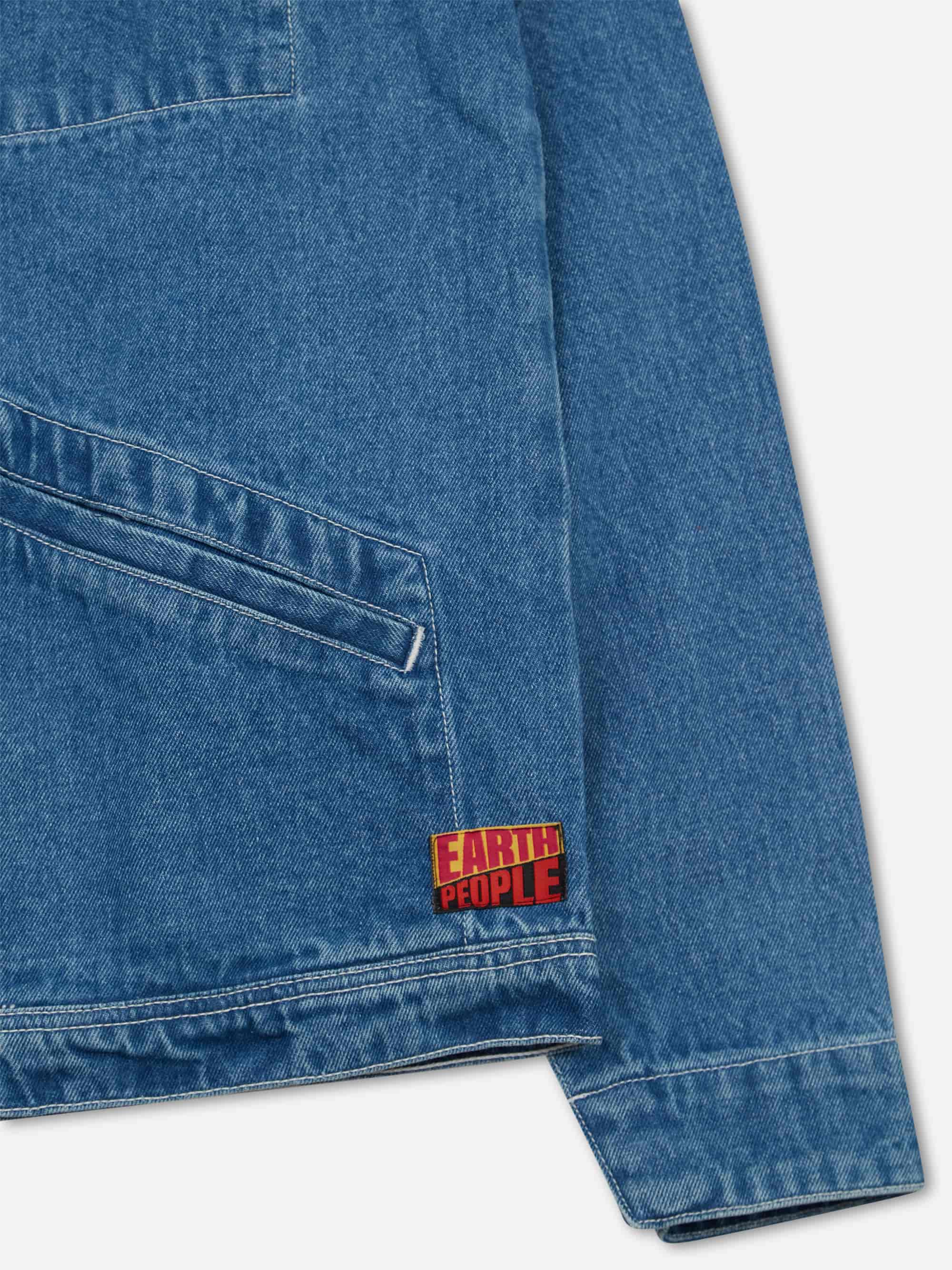 Earth People Edson Trucker - Aged Wash Blue - Image 4