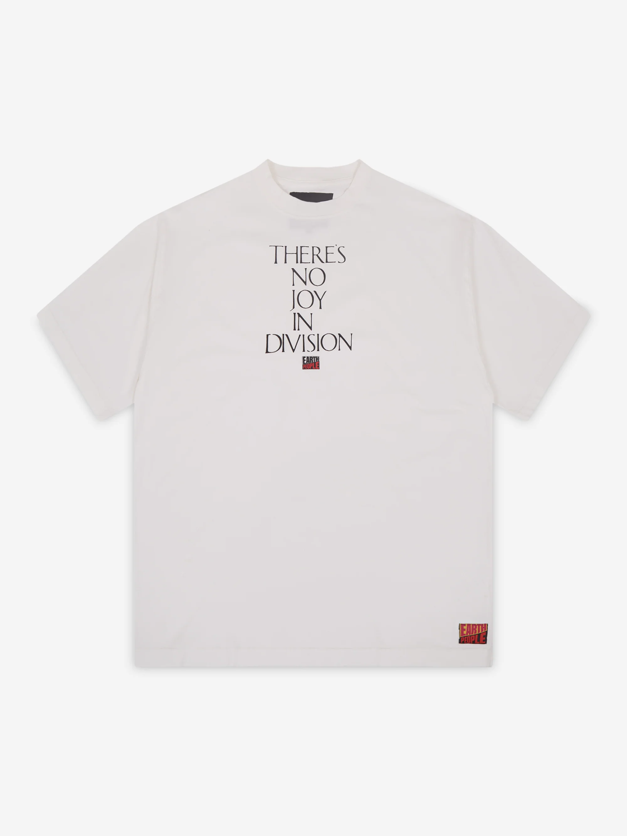 Earth People Joy Division Crew T-Shirt - White