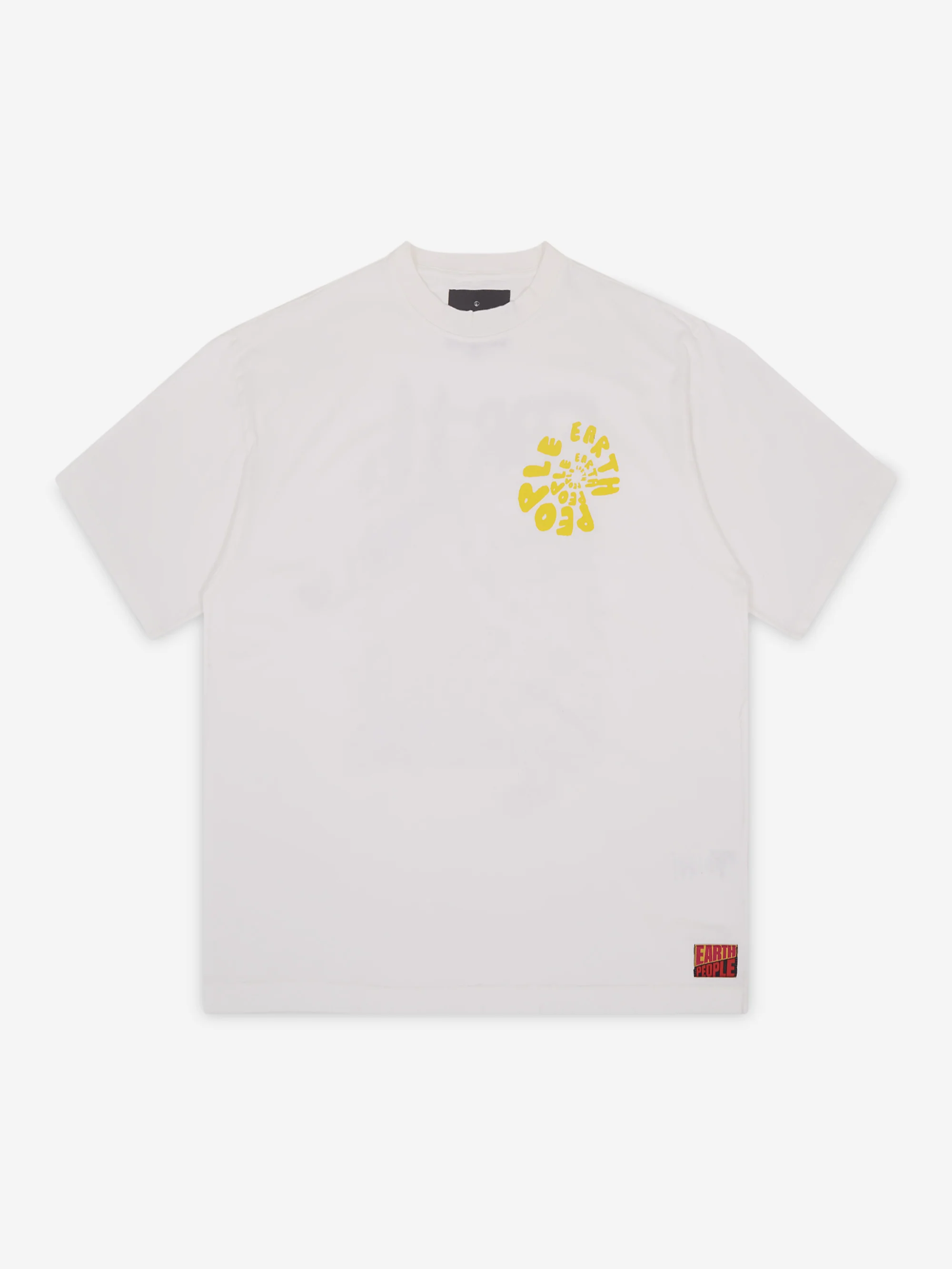 Earth People Monkey Jazz Crew T-Shirt - White