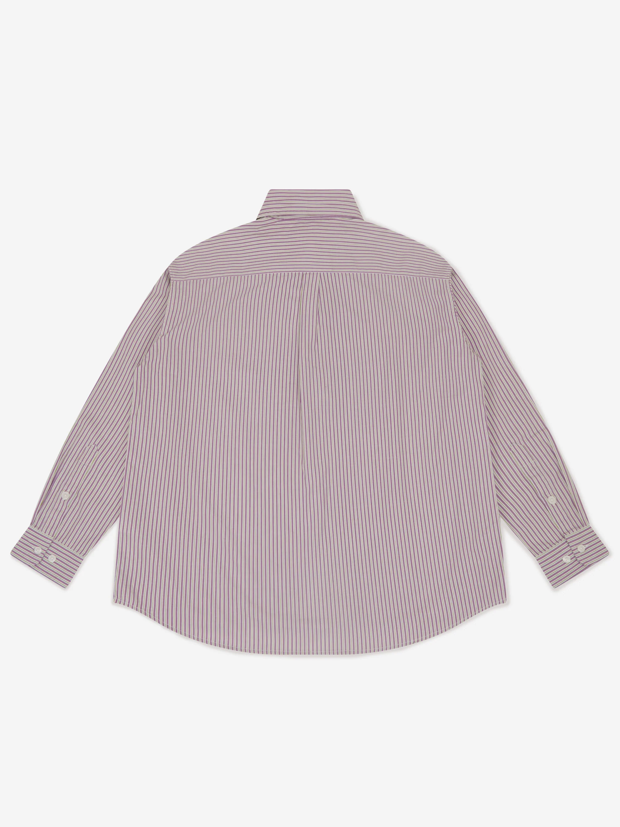 Earth People Stripe Shirt - Purple - Image 3