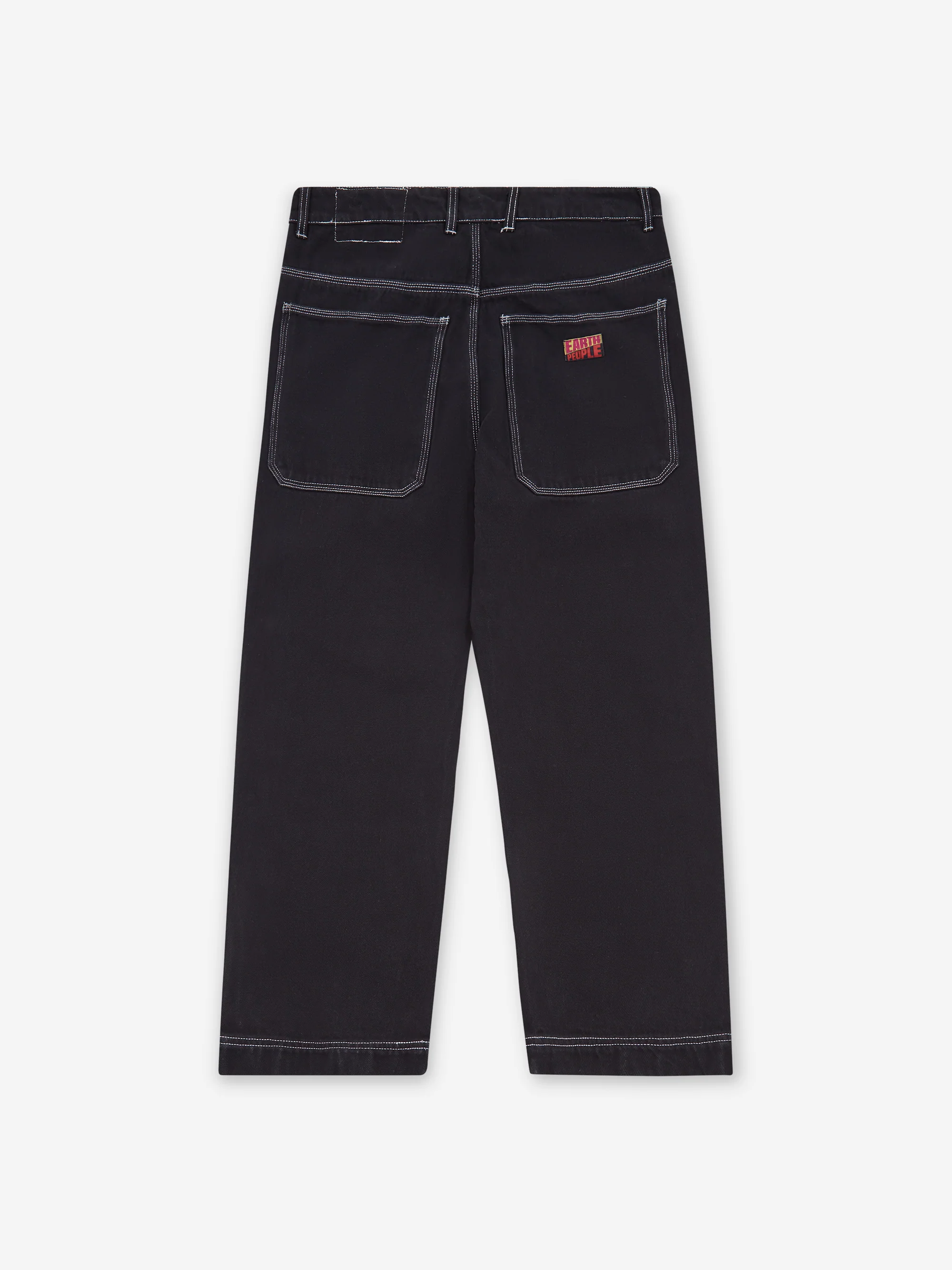 Earth People Worker Trousers - Black - Image 3
