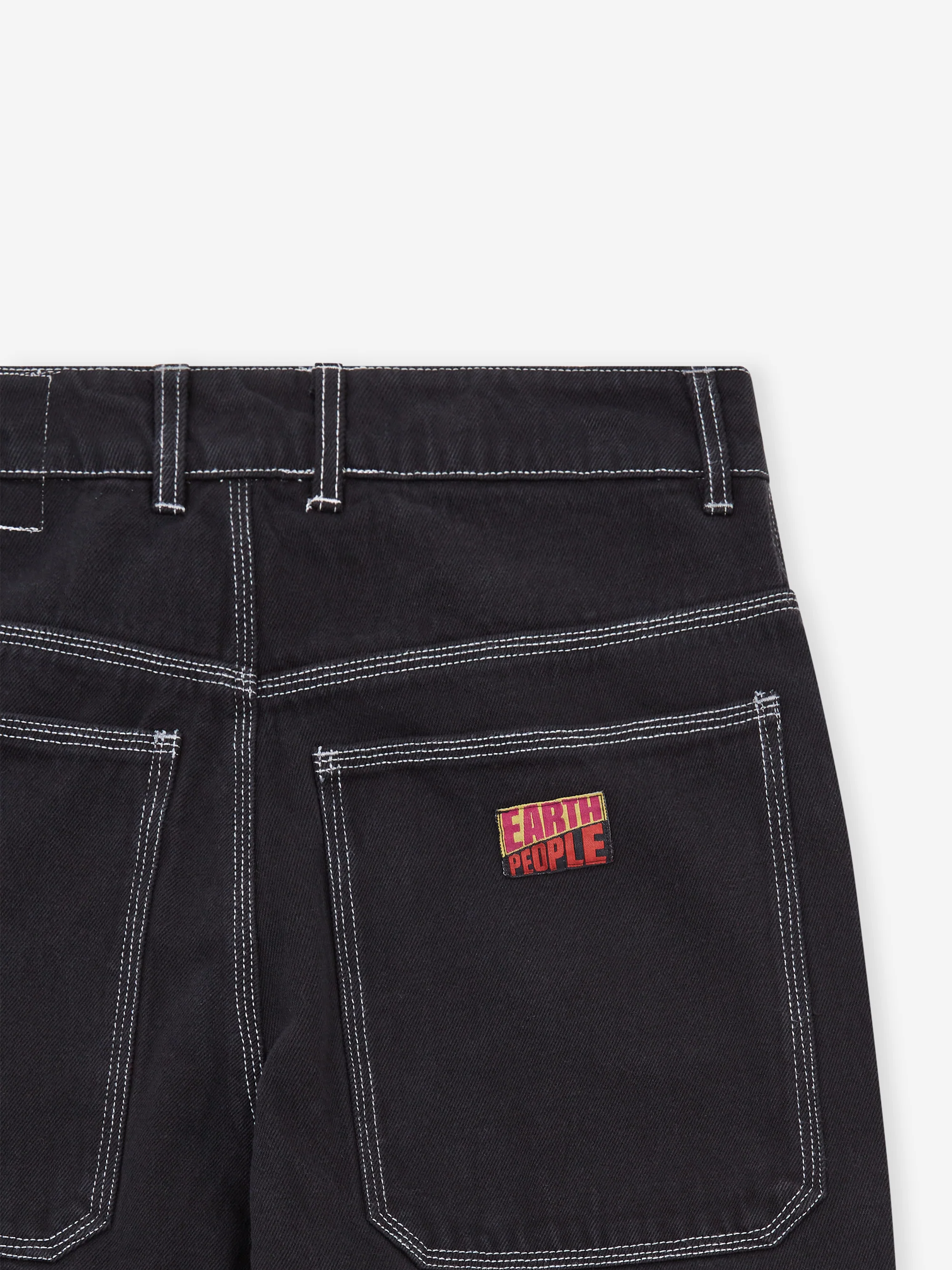 Earth People Worker Trousers - Black - Image 4