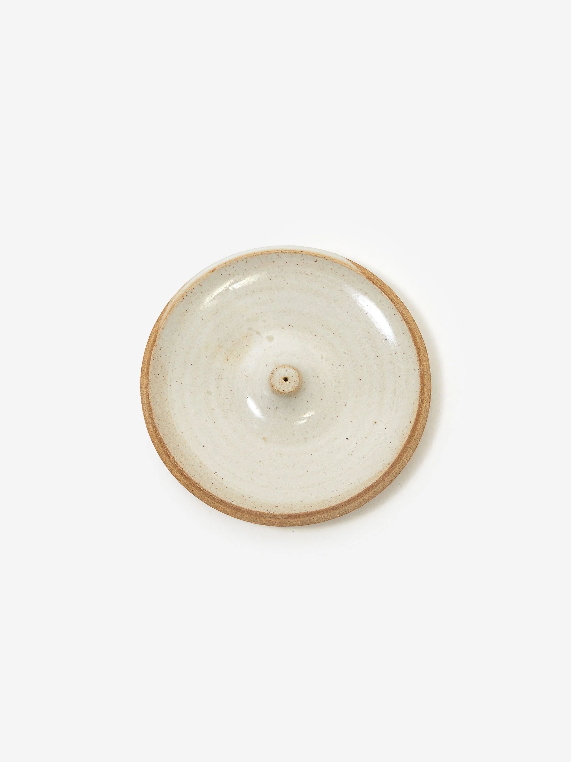Eleanor Torbati Ceramics Stoneware Ceramic Incense Holder - Natural Oatmeal - Image 2