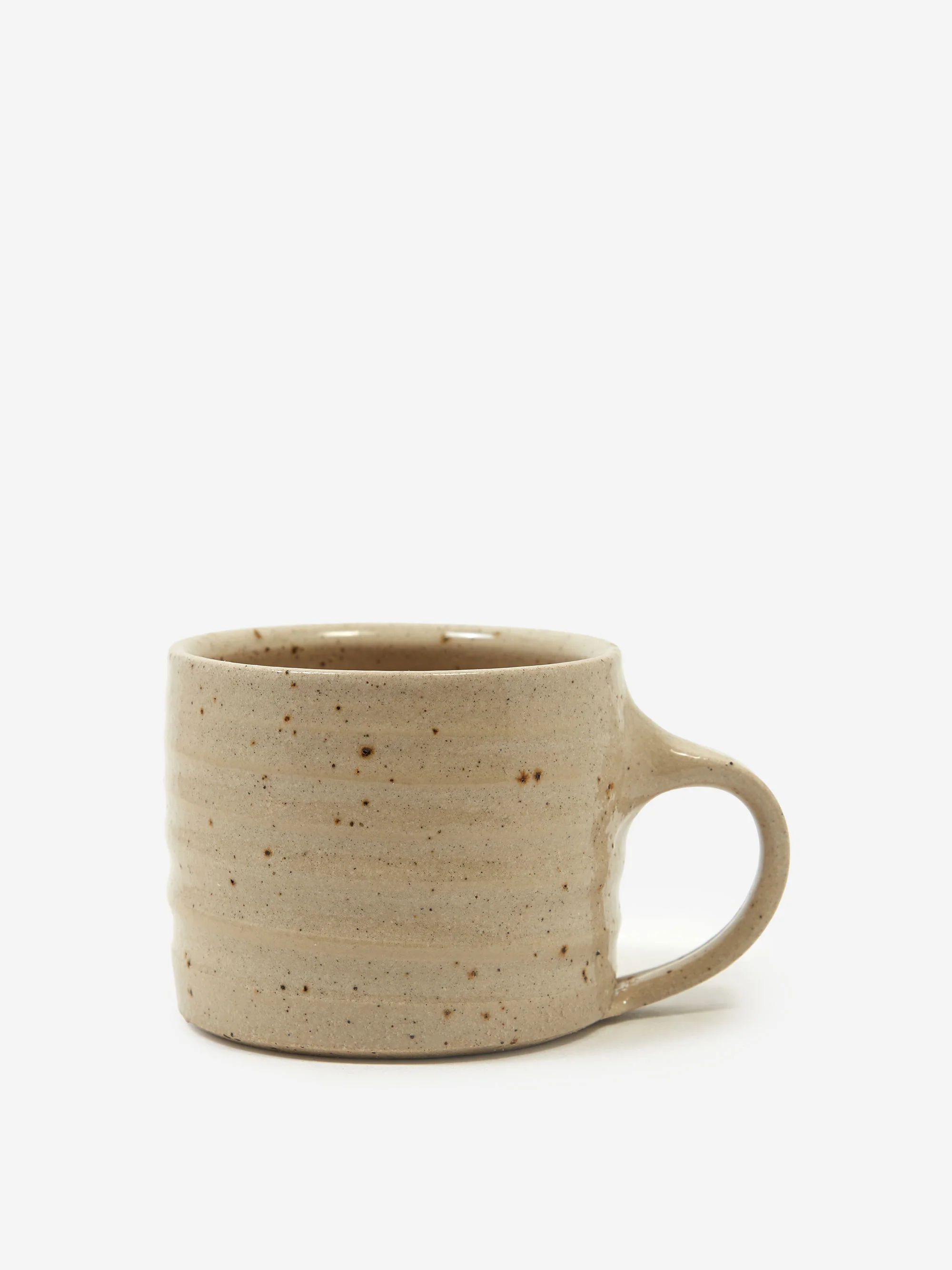 Eleanor Torbati Ceramics Stoneware Low Wide Mug - Speckled