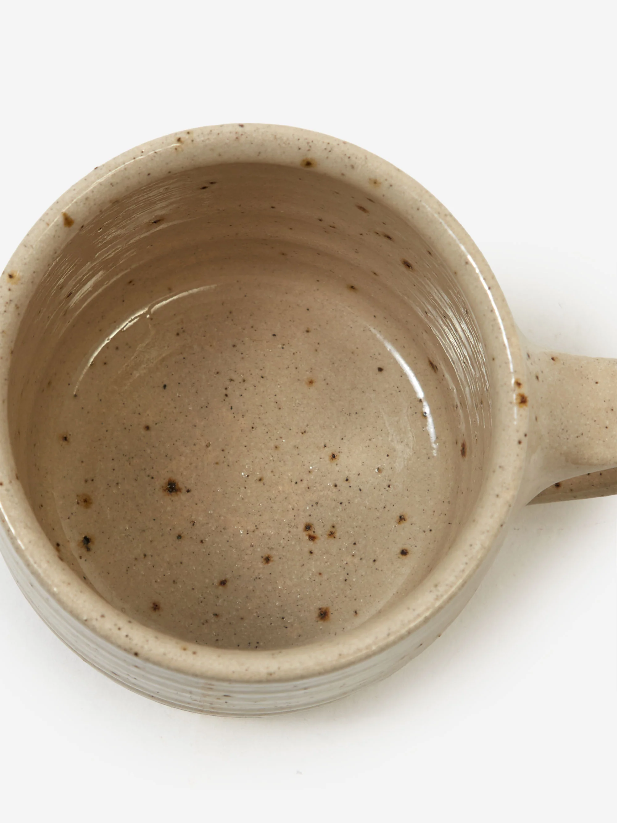 Eleanor Torbati Ceramics Stoneware Low Wide Mug - Speckled - Image 3