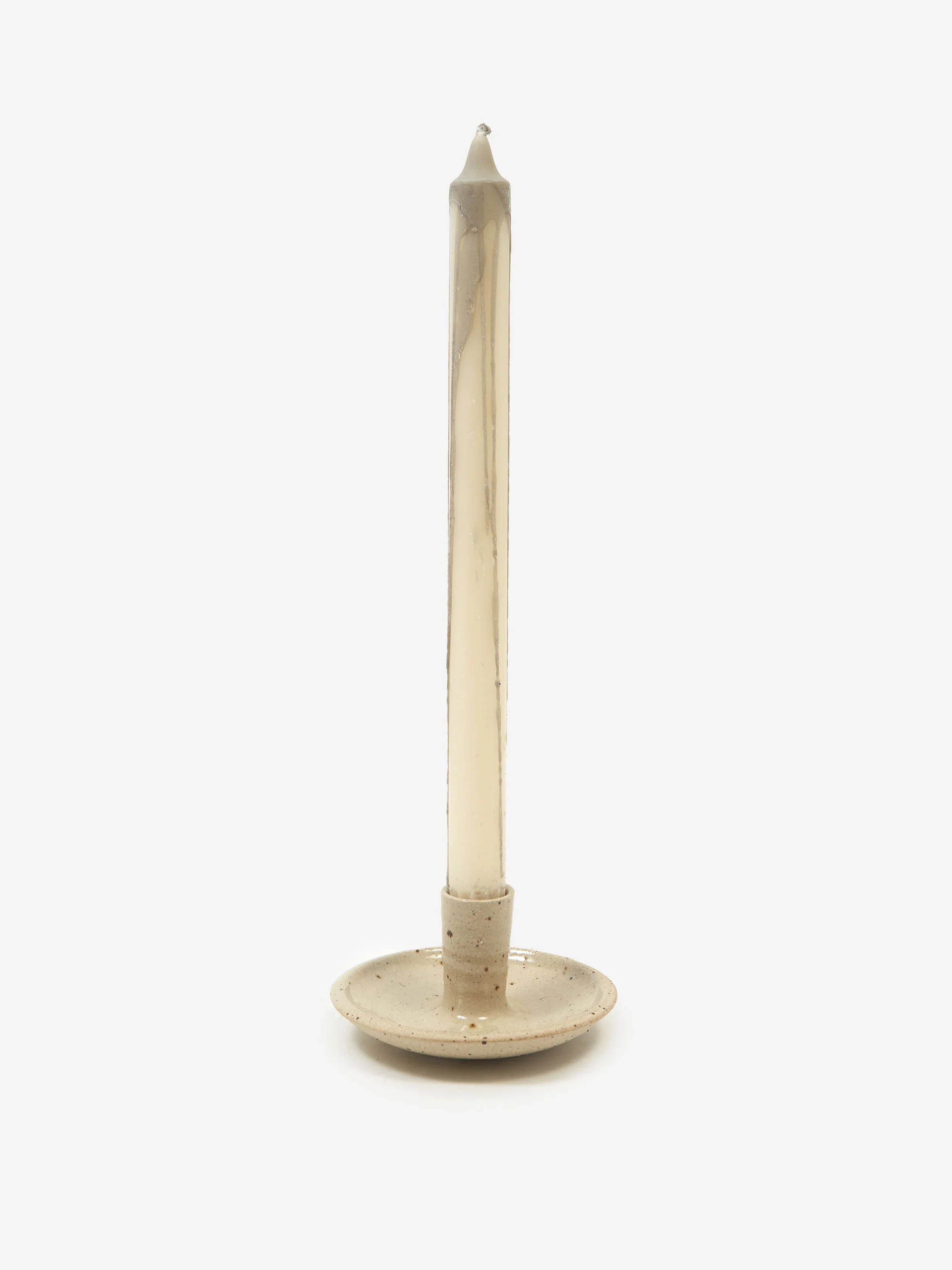 Eleanor Torbati Ceramics Stoneware Taper Candle Holder - Speckled - Image 4